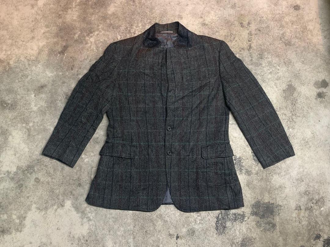 Burberry Vintage Burberrys Wool Blazer Size 44R - 3 Thumbnail