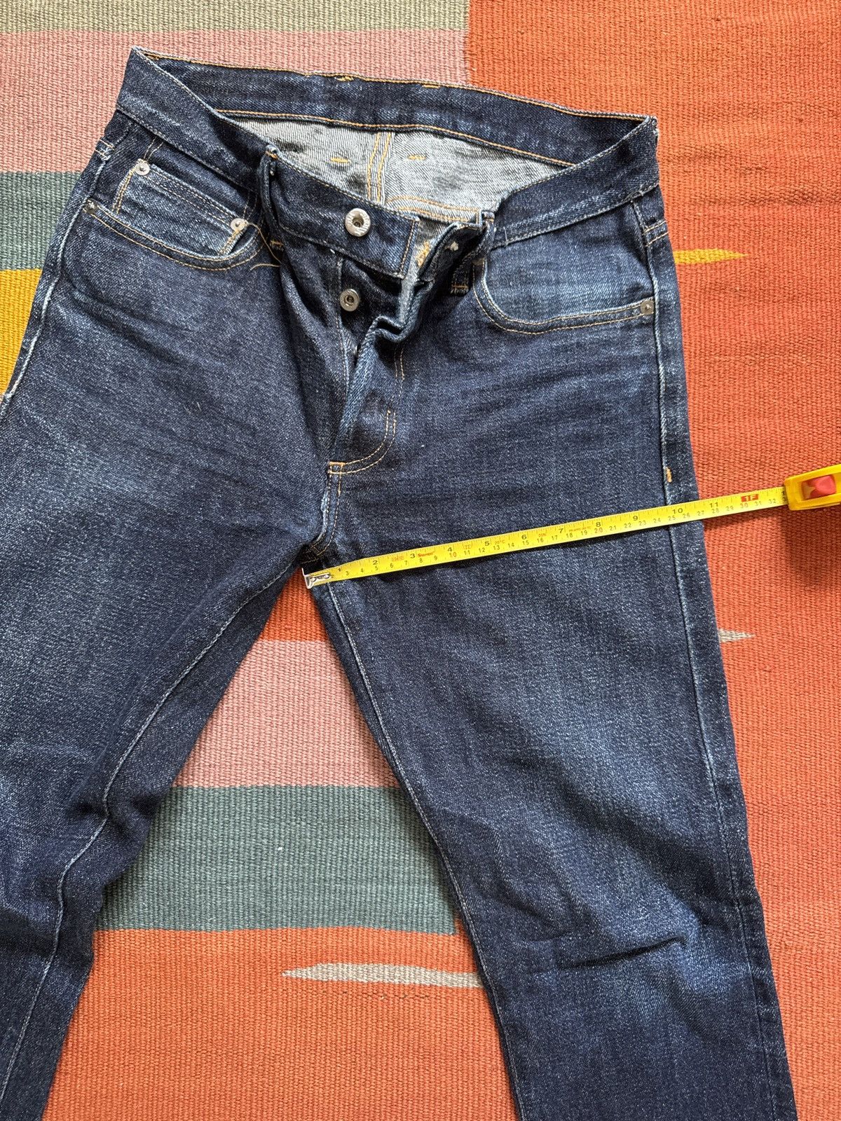 3sixteen 3sixteen+40BSP 16.5oz Caustic Wave Denim-Straight Taper - 29 Size US 29 - 12 Thumbnail