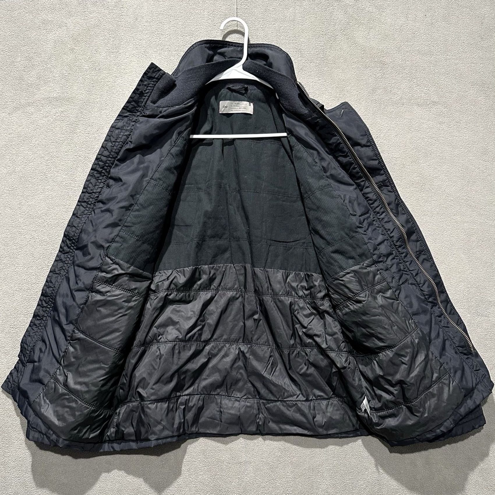 Gap GAP Jacket Mens Medium Blue Field Utility Chore Collared Lined Nylon Military Size US M / EU 48-50 / 2 - 3 Thumbnail