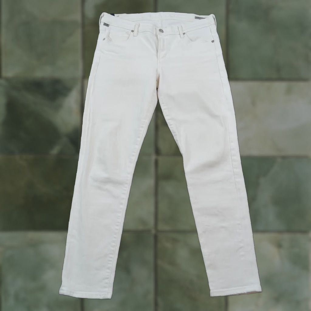 Citizens Of Humanity Citizens of Humanity Womens White Skinny Jeans 29 (32x26) Avedon Style Cotton Polyurethane Size 29" - 1 Thumbnail
