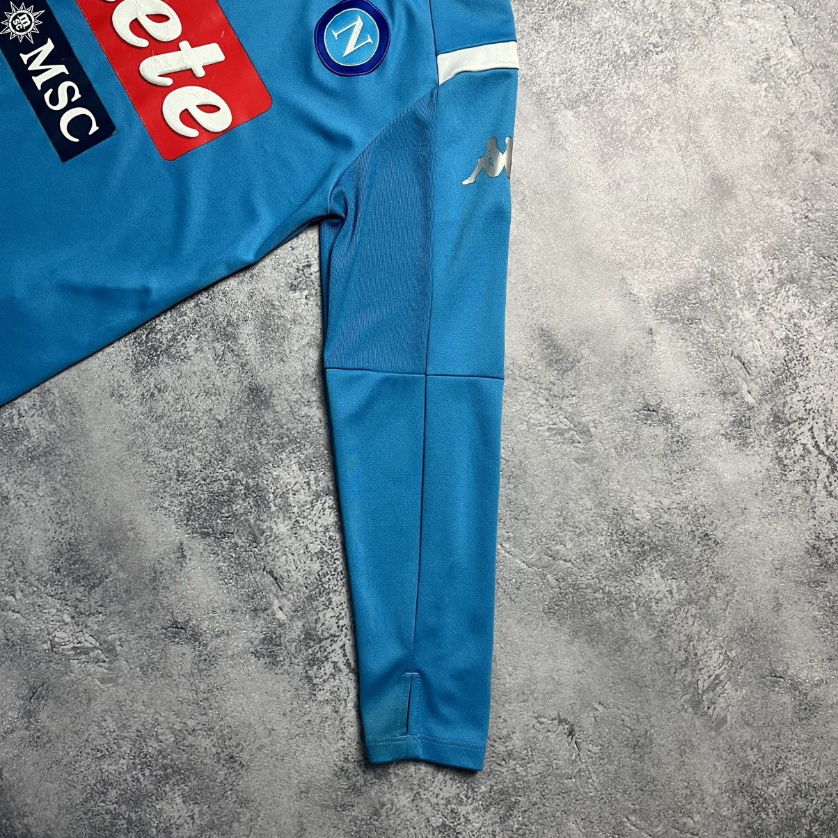 Kappa Kappa Napoli 2019/2020 Home Soccer Longsleeve Jersey Size US S / EU 44-46 / 1 - 6 Thumbnail