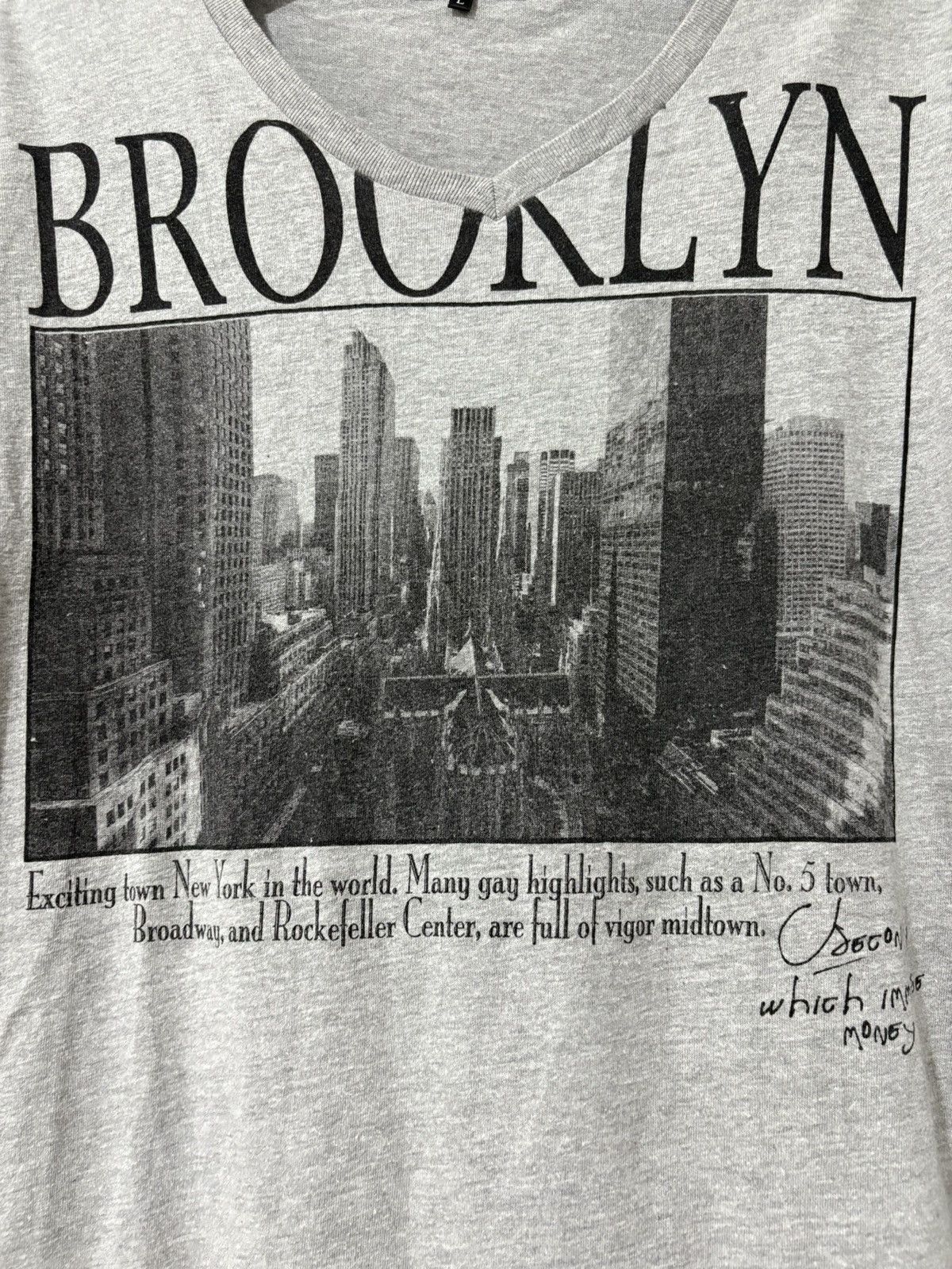 If Six Was Nine NEXT STAGE Brooklyn america poem shirt Size US L / EU 52-54 / 3 - 3 Thumbnail
