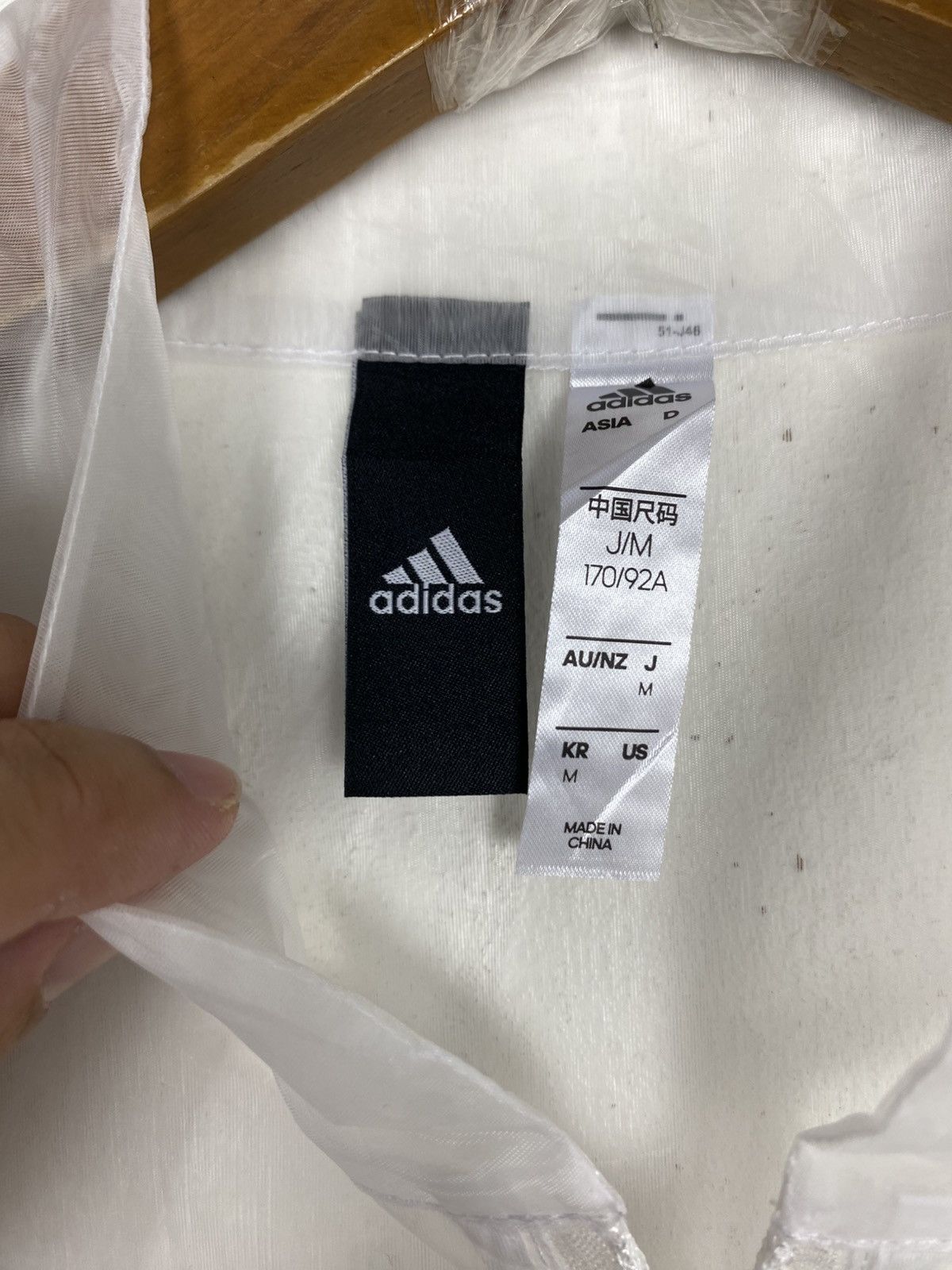 Adidas Rare‼️ Adidas Transparent Light Jacket Size M / US 6-8 / IT 42-44 - 8 Thumbnail