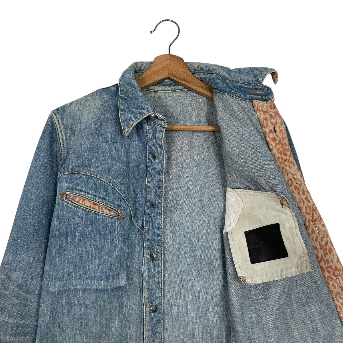 Isamu Katayama Backlash Isamu Katayama Backlash Distressed Style Denim Shirt Jacket Size US S / EU 44-46 / 1 - 11 Thumbnail