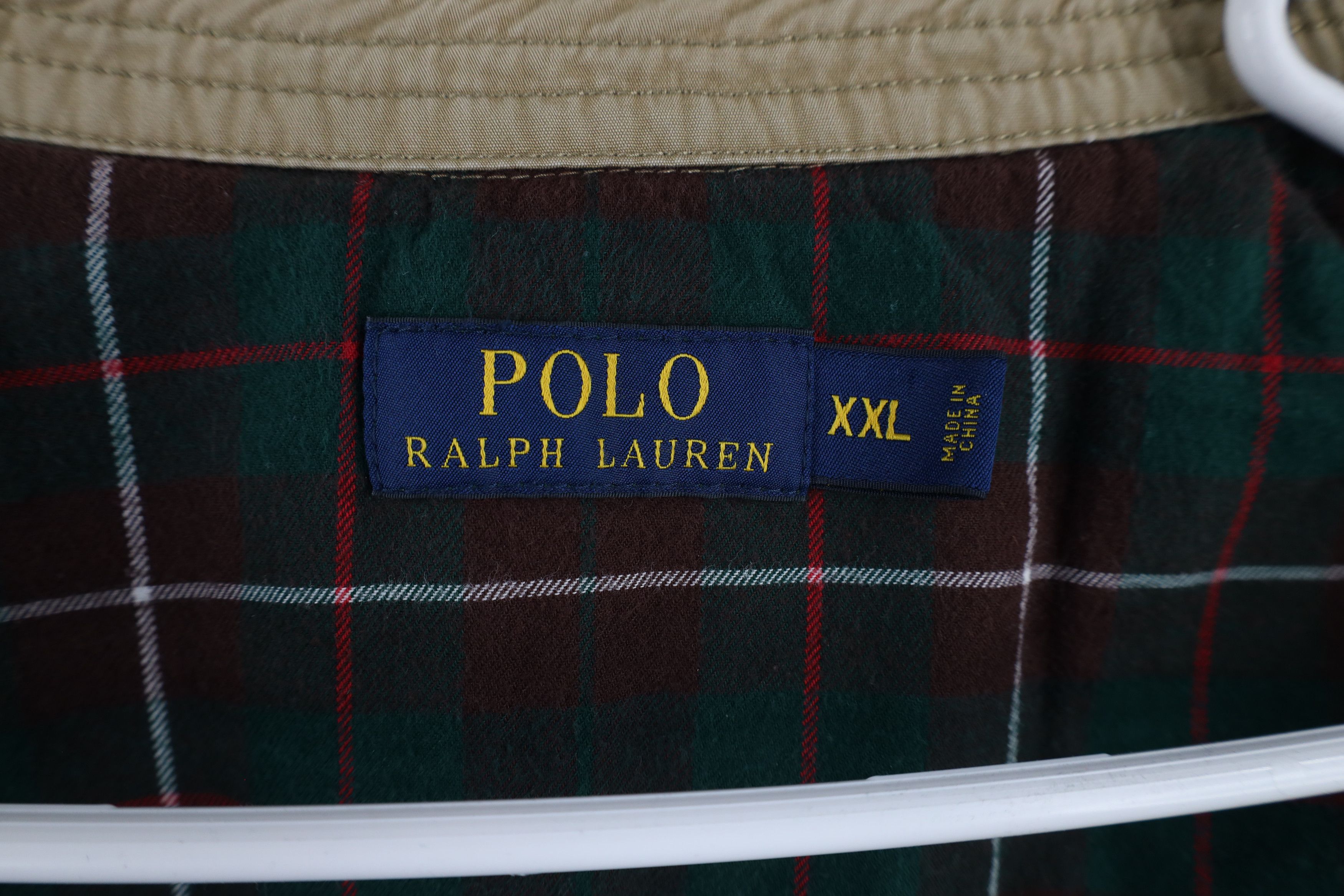 Ralph Lauren × Vintage Vintage Ralph Lauren Flannel Lined Puffer Bomber Jacket Size US XXL / EU 58 / 5 - 10 Thumbnail