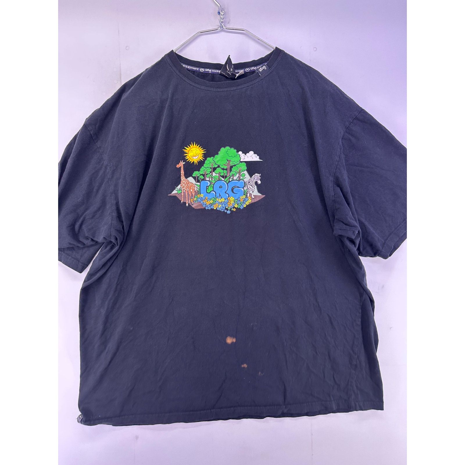 LRG LRG Zoo Print Black Tshirt Size 4XL Size US XXL / EU 58 / 5 - 2 Thumbnail