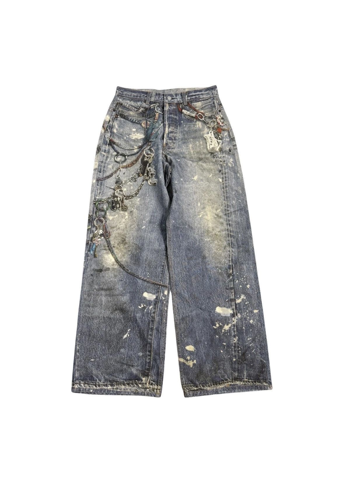 Acne Studios Acne Studios 1981m Printed Keychain Denim | Grailed