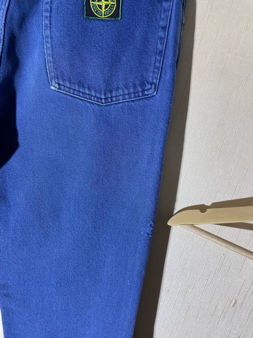 Massimo Osti × Stone Island × Vintage Stone Island Vintage Patch Denim Jeans Size US 32 / EU 48 - 5 Thumbnail