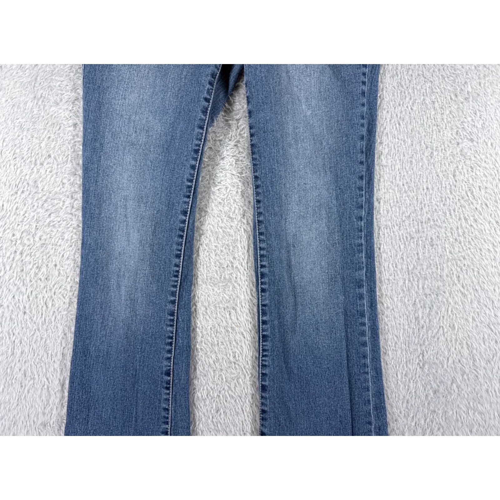 Vintage No Boundaries Jeans Womens 24 Blue Denim Bootcut Light Wash Stretch 5-Pocket 24x29 Cotton Size 32" / US 10 / IT 46 - 3 Thumbnail