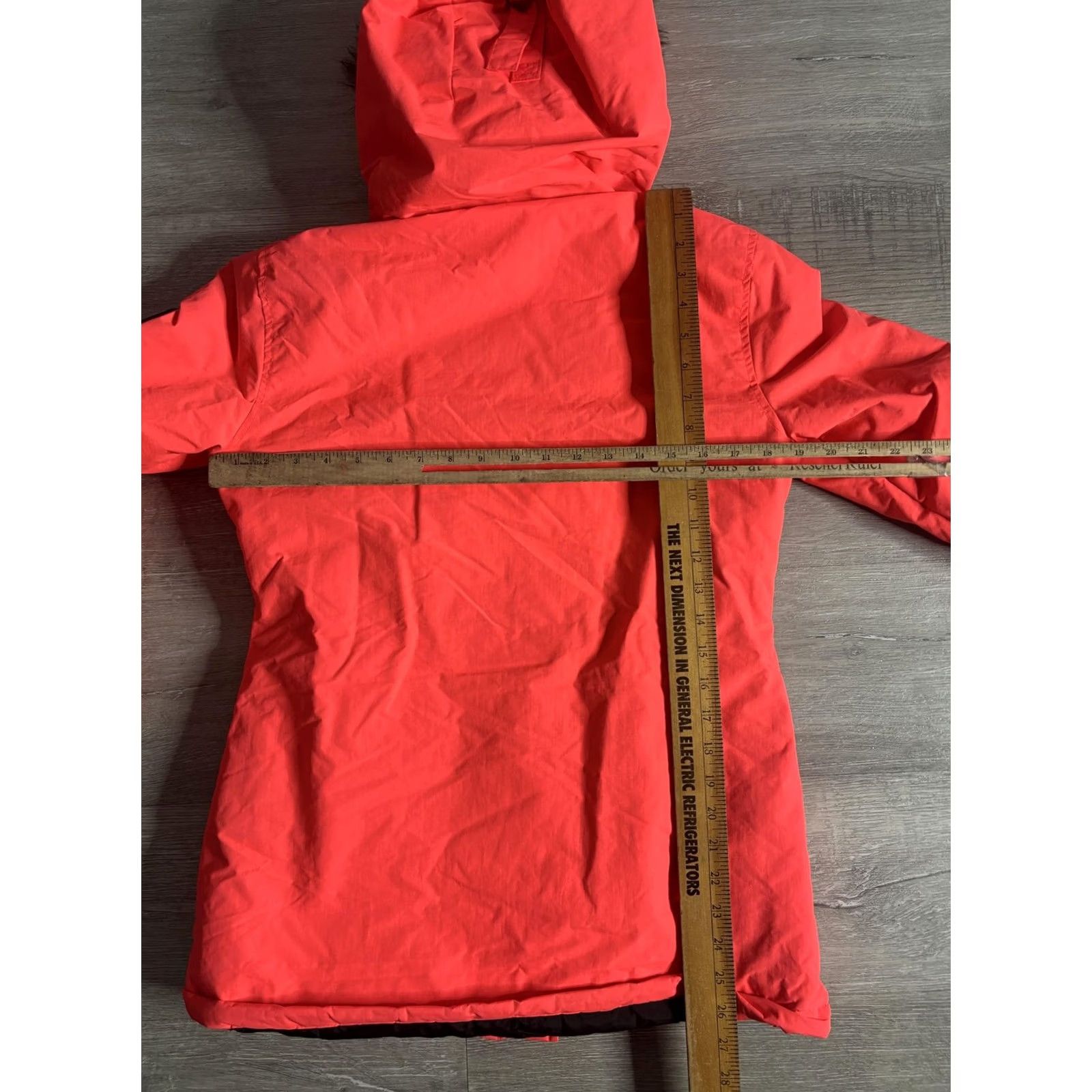 Superdry VINTAGE? No. Superdry Jacket Womens 6 Orange Rescue Coral Hooded Faux Fur Lined Parka Ski Size M / US 6-8 / IT 42-44 - 7 Thumbnail