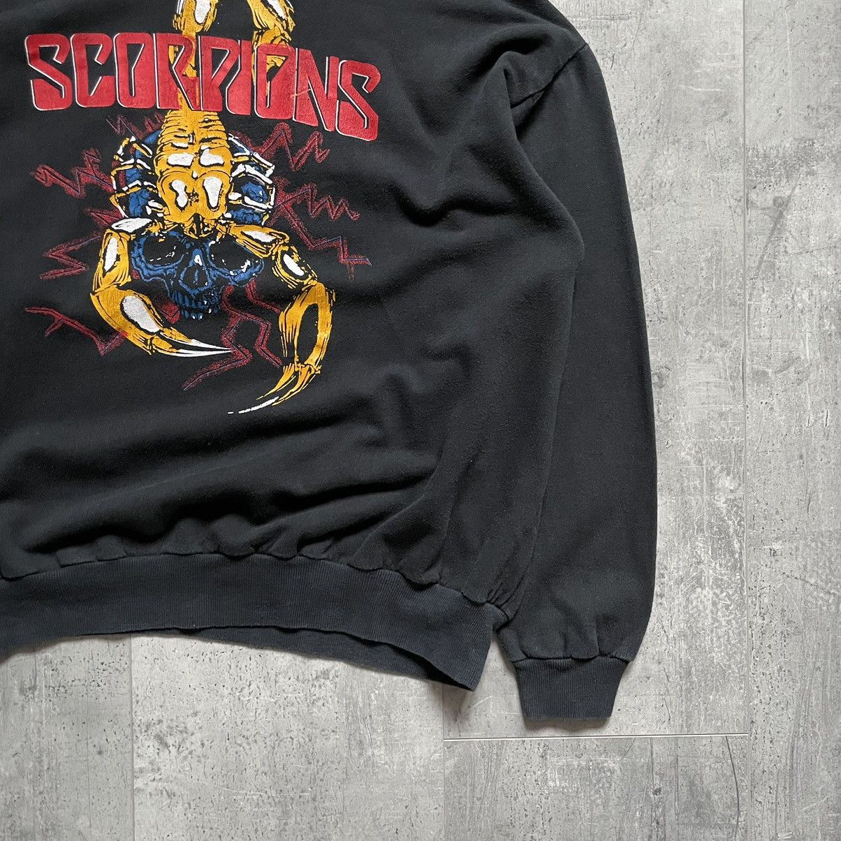 Band Tees Vintage 90s Scorpions Band Washed Hoodie Size US M / EU 48-50 / 2 - 6 Thumbnail