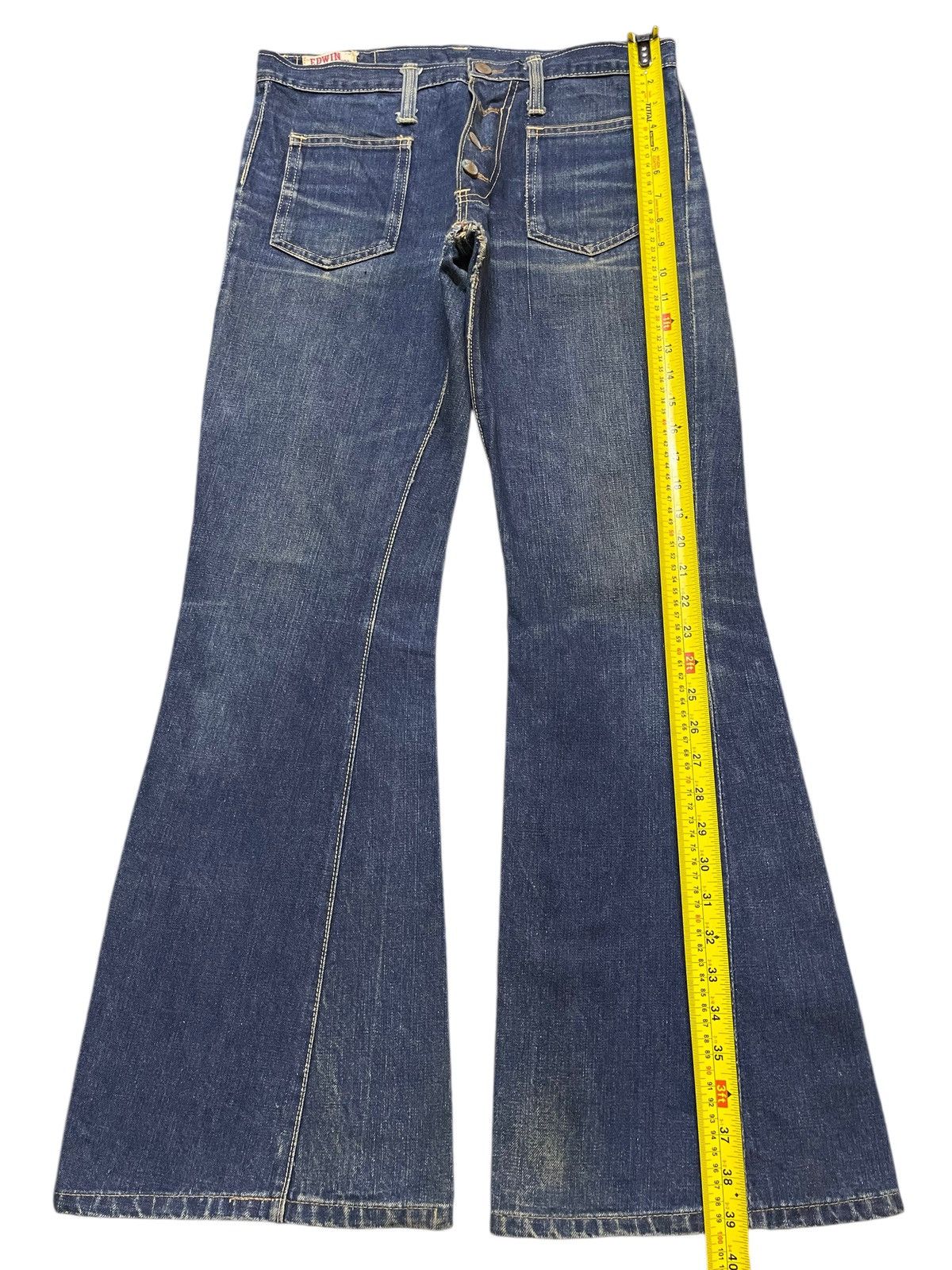 Edwin Vintage 70s Edwin 359 Bush Pants Spiral Bootcut Bell Bottom Size US 31 - 13 Thumbnail