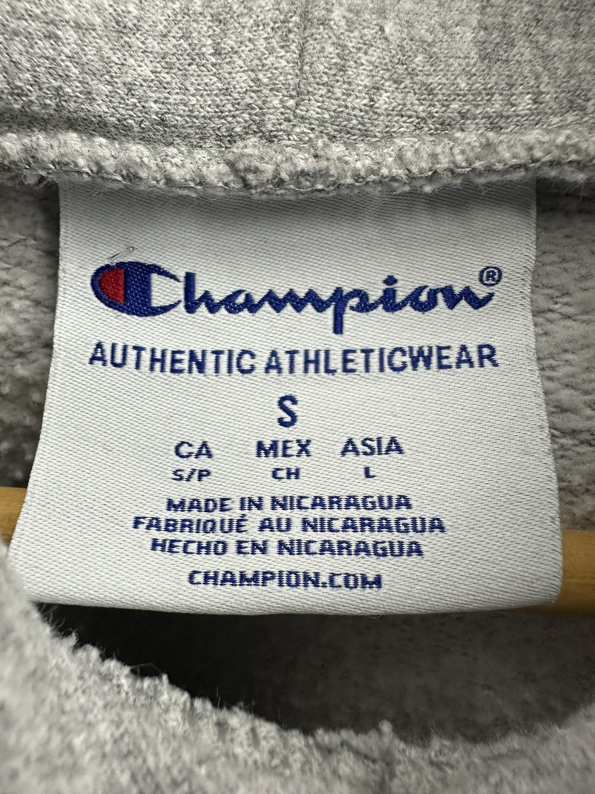 Champion × Vintage Grey MSU Champion Hoodie Size S / US 4 / IT 40 - 4 Thumbnail