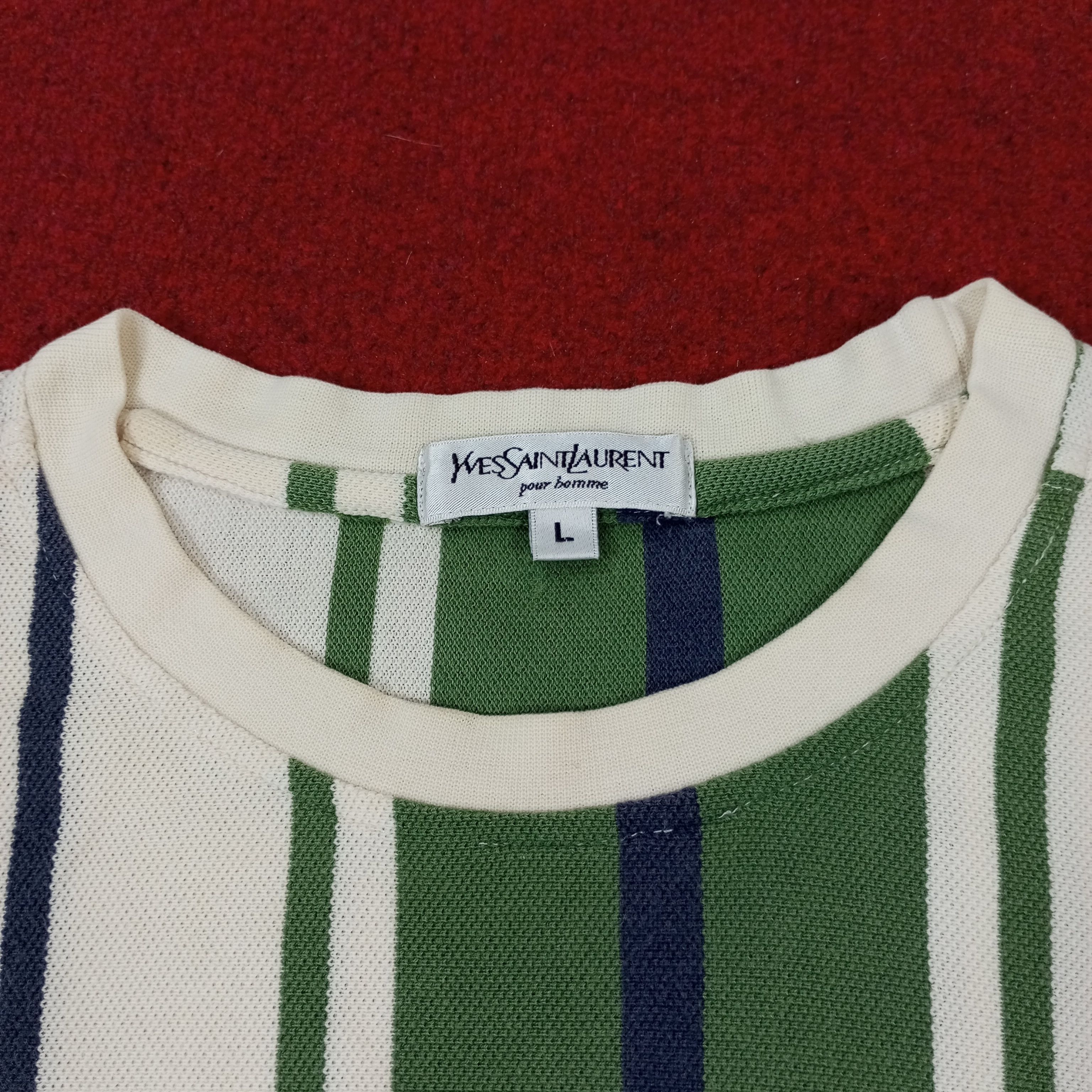 Vintage × Yves Saint Laurent Yves Saint Laurent YSL Small Logo Design Luxury Brand Tshirt Size US M / EU 48-50 / 2 - 6 Thumbnail