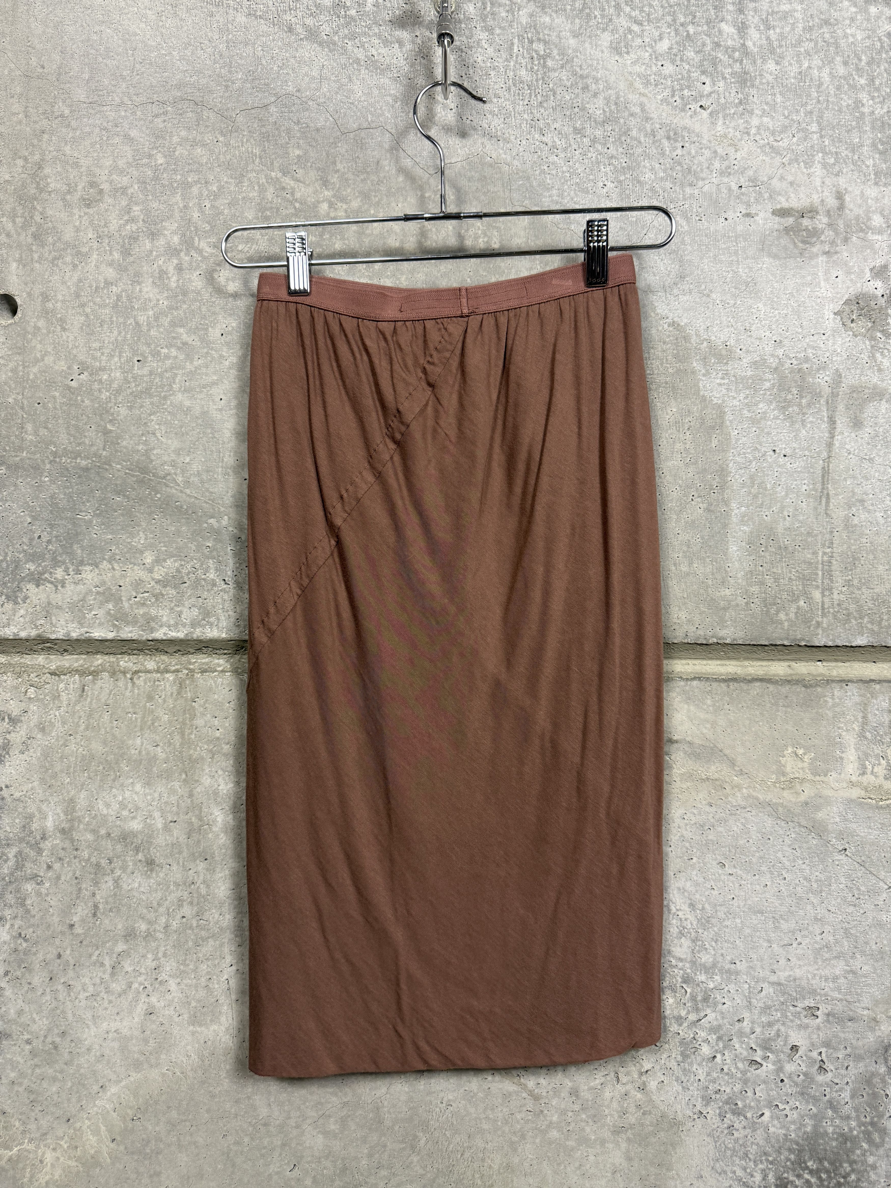 Rick Owens Lilies $575 Rick Owens Lilies Ruched Pencil Skirt Size 26" / US 2 / IT 38 - 7 Thumbnail