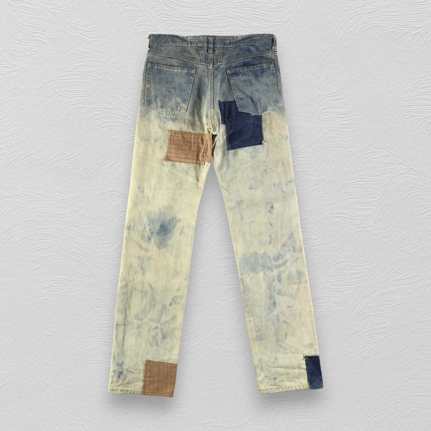 Marithe + Francois Girbaud Marithe Francois Girbaud Patchwork Jeans Rework Size US 32 / EU 48 - 2 Thumbnail