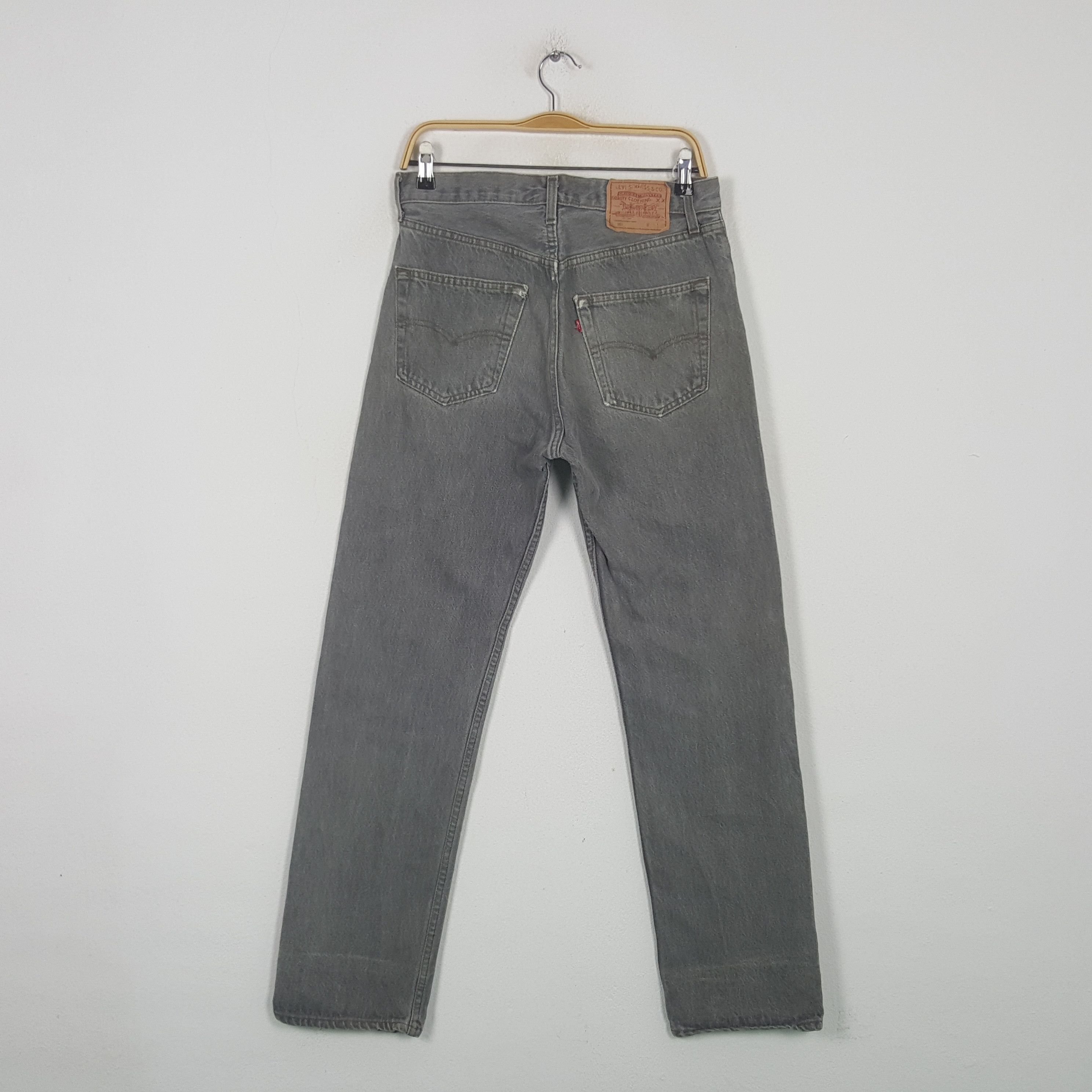Levi's Vintage 90's Levi's 501 Regular Style Denim Jeans RR10 Size US 30 / EU 46 - 4 Thumbnail