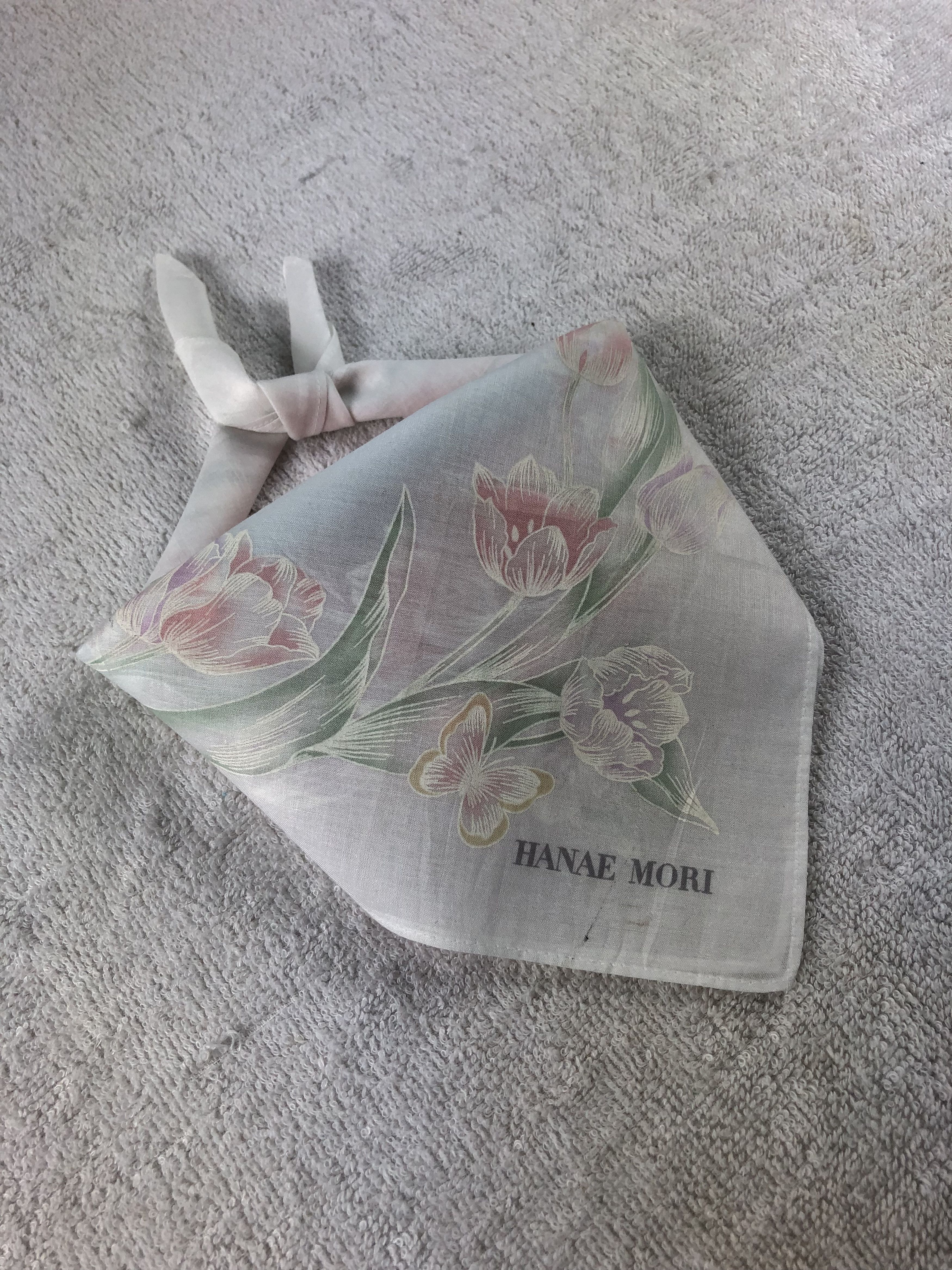 Hanae Mori × Japanese Brand × Vintage Hanae Mori Handkerchief / Bandana / Neckerchief Size ONE SIZE - 2 Thumbnail