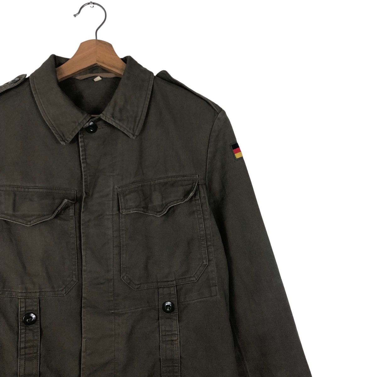 Vintage 🔥Vintage Chore Military Jacket Germany Flag Multi Pocket Size US M / EU 48-50 / 2 - 6 Thumbnail