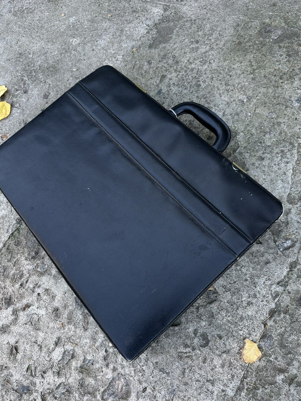 Leather × Vintage 1960/70s Sterling Combination Lock Leather Briefcase Size ONE SIZE - 19 Thumbnail