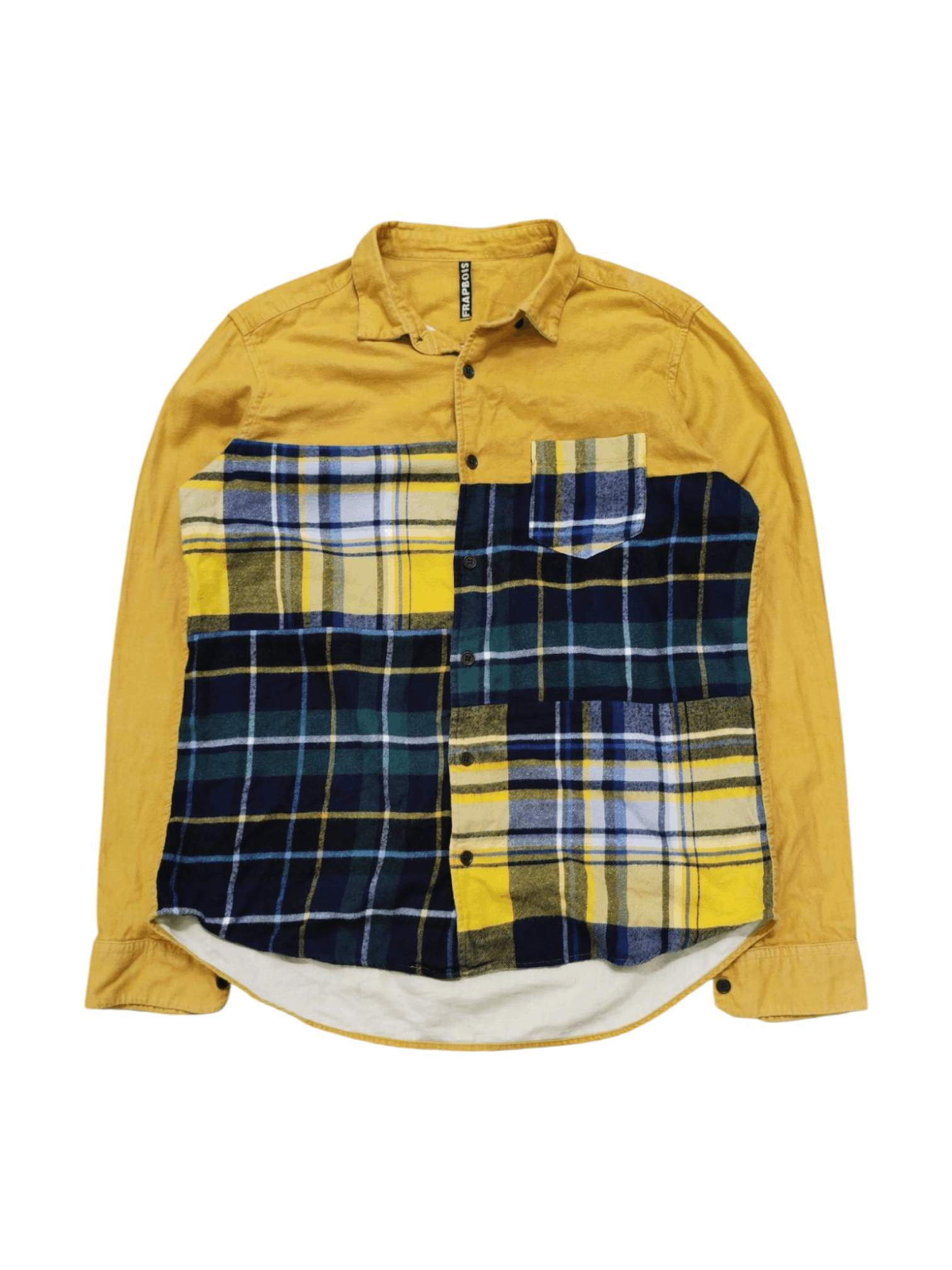 Frapbois × Issey Miyake 2000s Frap Bois Patchwork Button-Up Shirt Size US M / EU 48-50 / 2 - 1 Thumbnail
