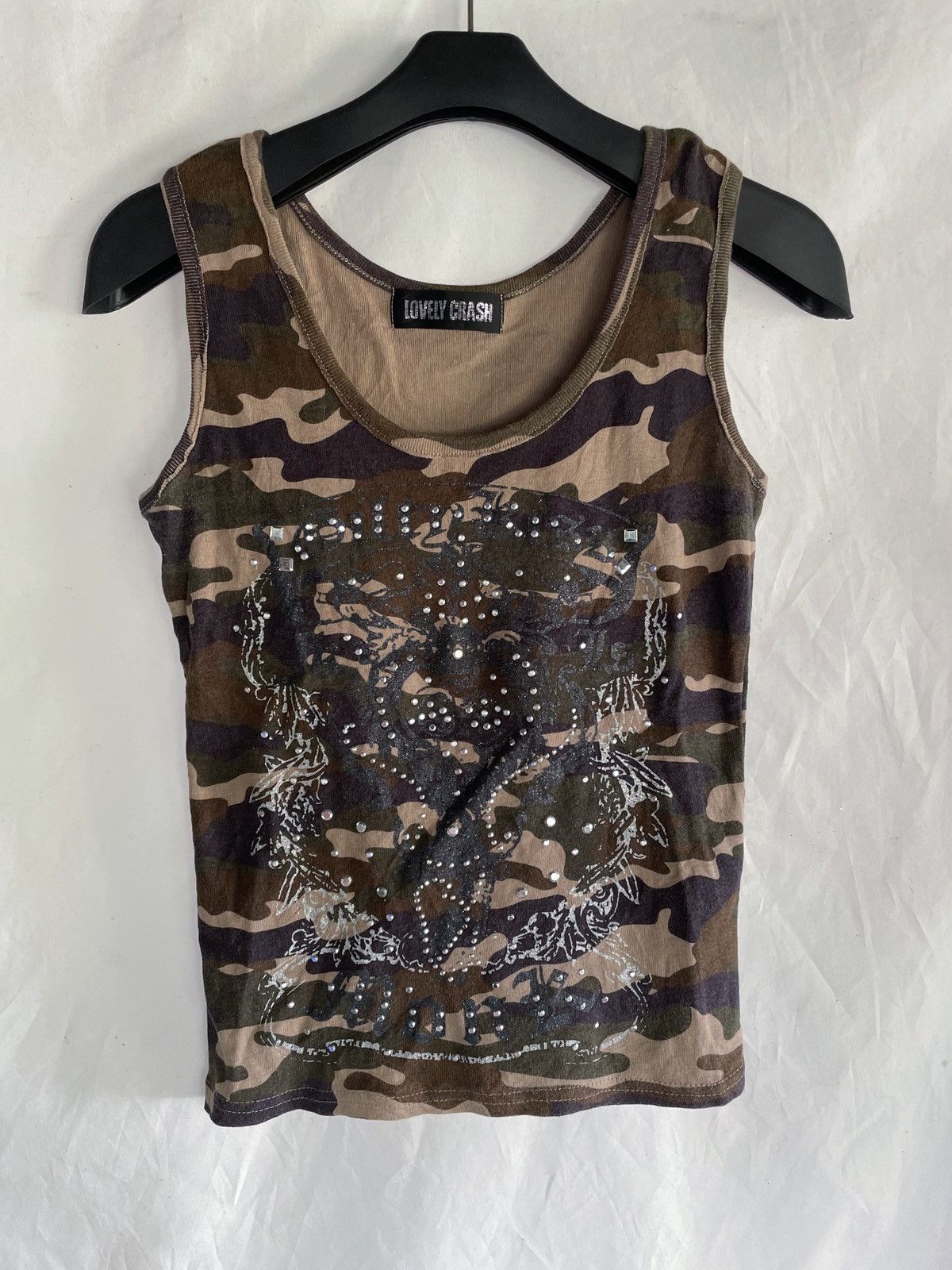 PPFM Y2K LOVELY CRASH GOTHIC TANK TOP Size US XS / EU 42 / 0 - 1 Thumbnail