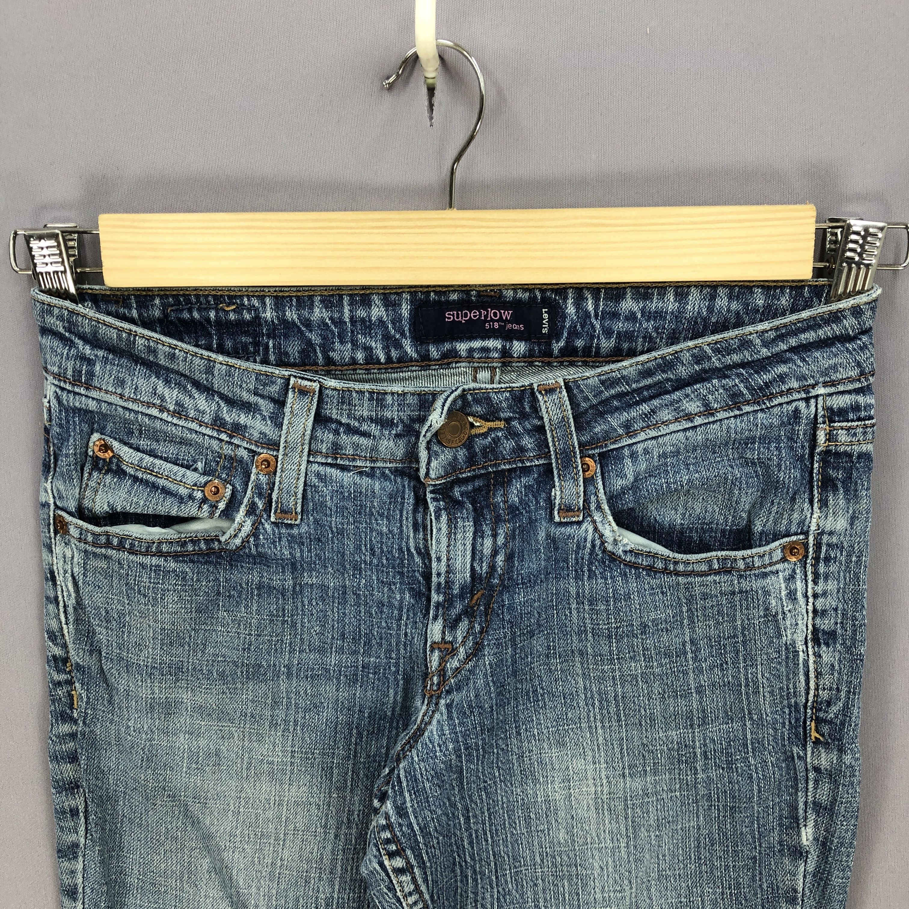 If Six Was Nine × Levi's × Vintage 90s Levis Bell Bottom Jeans Flare Wide Leg Boot Cut Denim Size 27" / US 4 / IT 40 - 5 Thumbnail