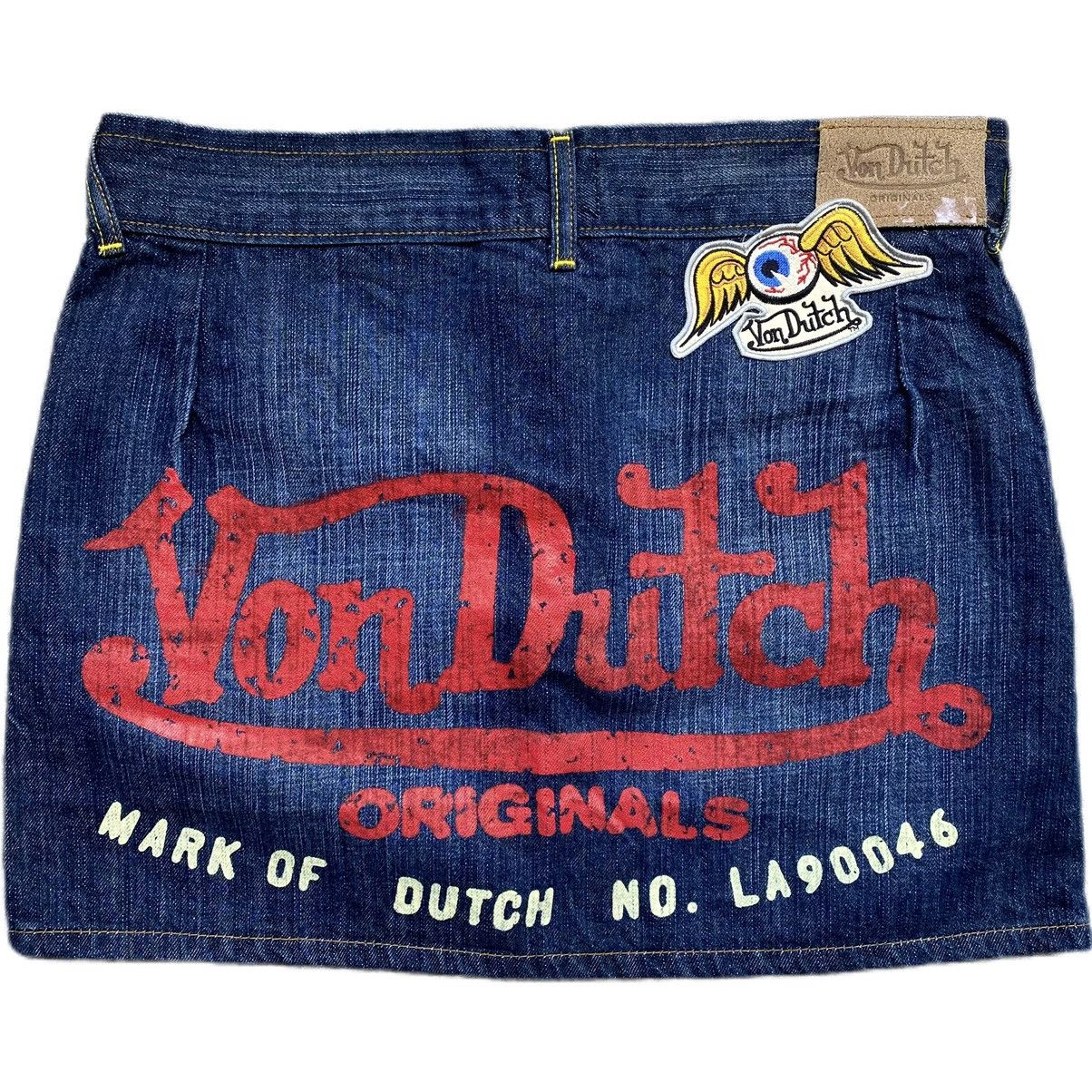 Japanese Brand × Von Dutch VONDUTCH - Y2K MINI SKIRT Size 32" / US 10 / IT 46 - 1 Thumbnail