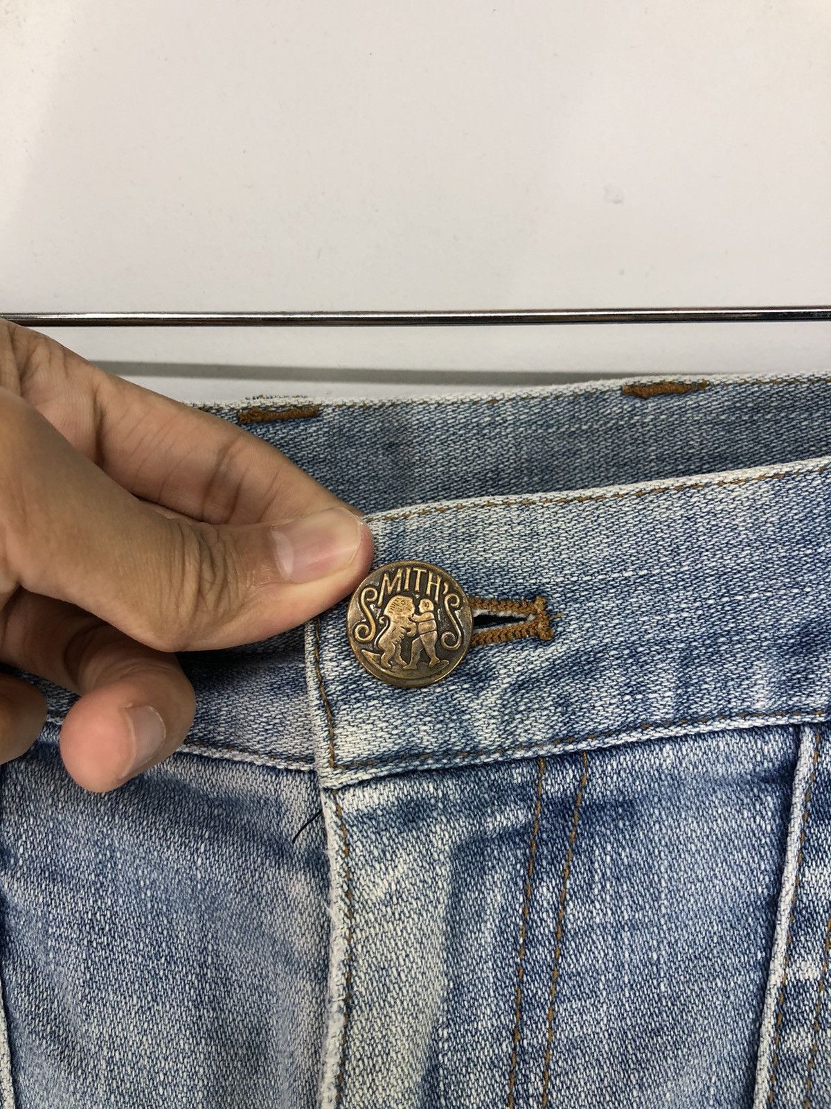 Smith's American Vintage Smith's American Faded Blue Jeans Size US 34 / EU 50 - 6 Thumbnail