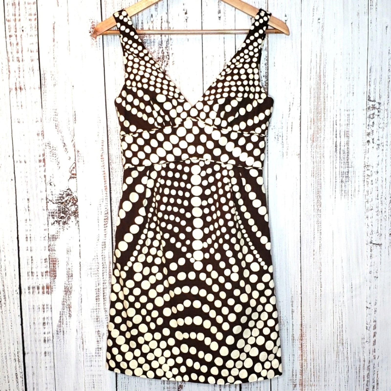 Other Milly of New York Mini Dress Brown polka-dots. Sz 2. Cotton Size XS / US 0-2 / IT 36-38 - 1 Thumbnail