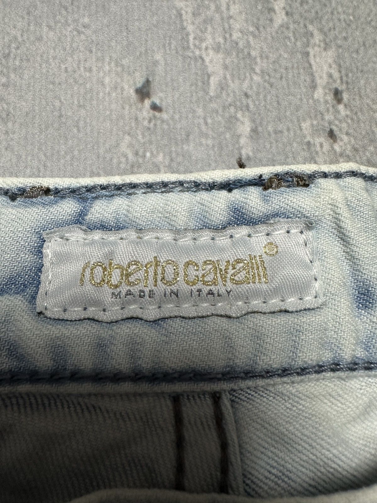 Roberto Cavalli 2000s Roberto Cavalli Wash Denim Pants y2k Opium Archive 90s Size US 36 / EU 52 - 14 Thumbnail