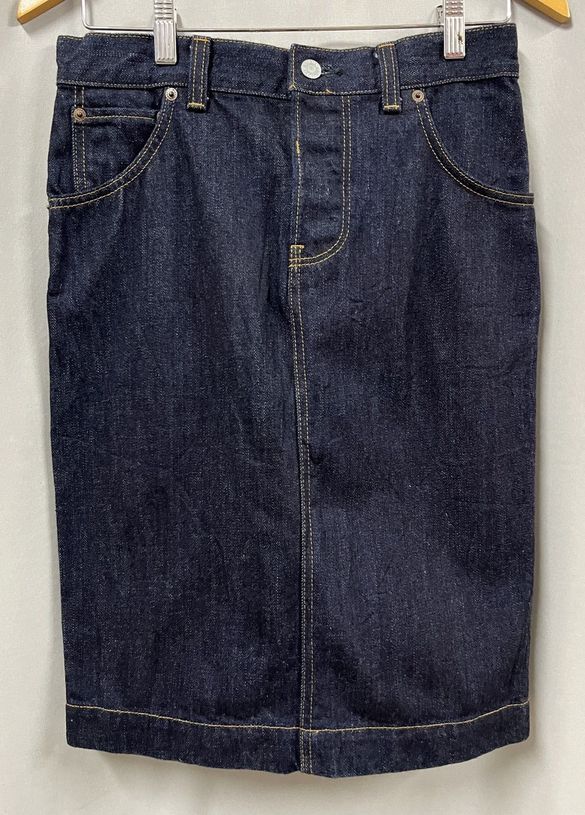 Margaret howell mini skrits blue denim
