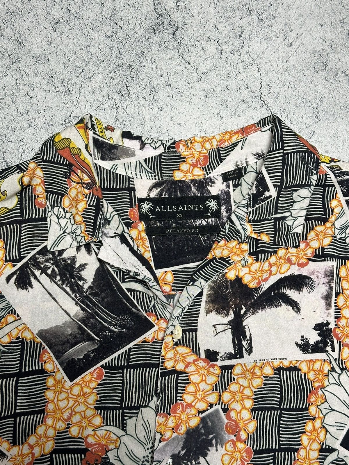 Allsaints Allsaints Vista Hawaiian Print Shirt Size US S / EU 44-46 / 1 - 4 Thumbnail