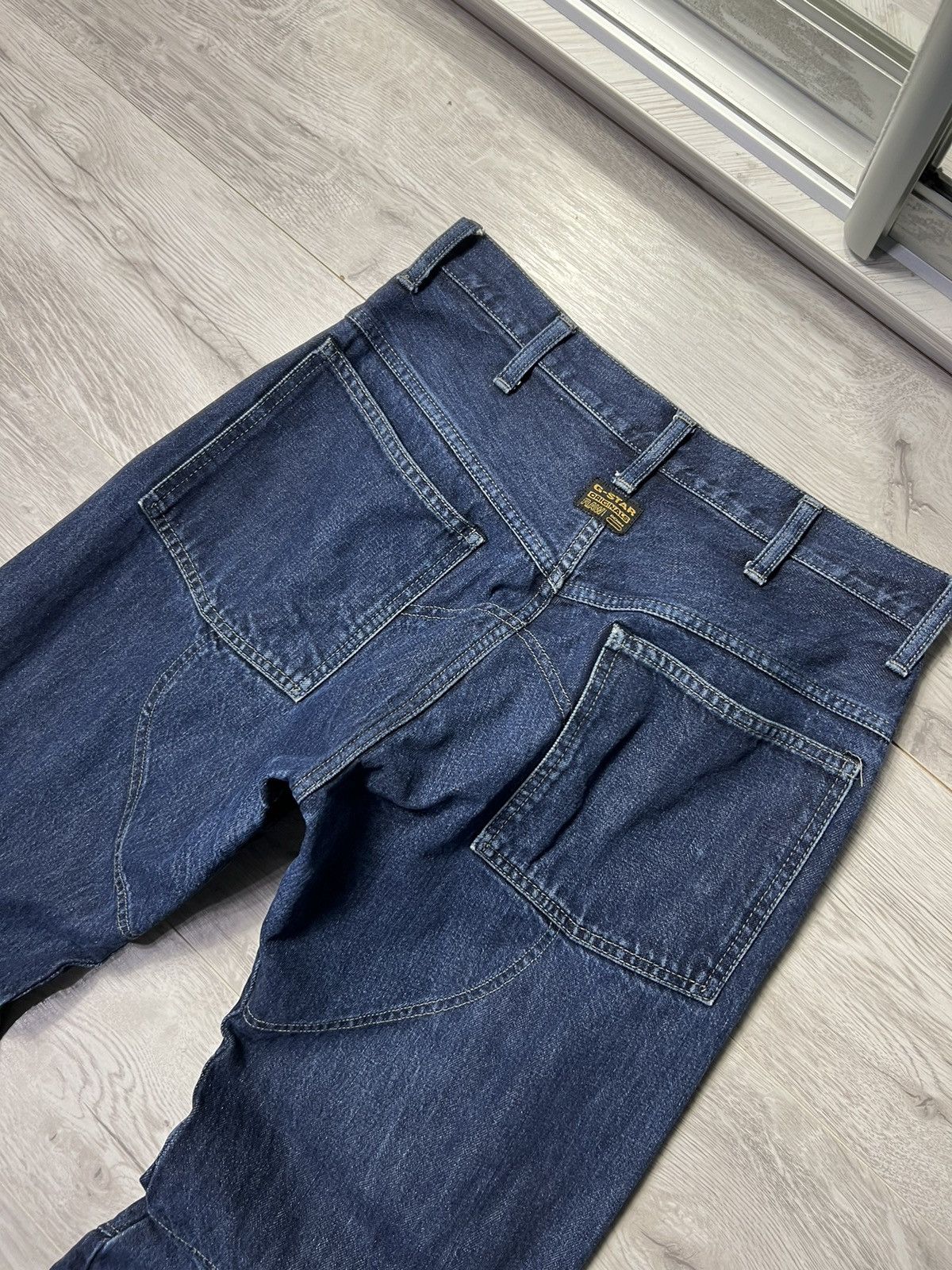 Vintage Vintage Rare G-Star RAW Jeans Elwood Double Knee Worker Pant Size US 32 / EU 48 - 11 Thumbnail