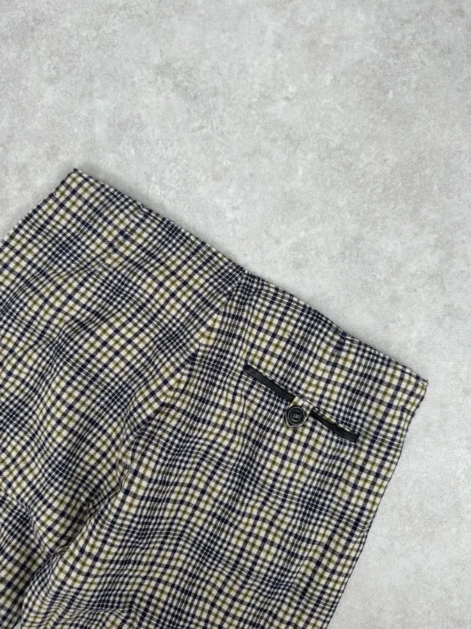 Jean Paul Gaultier 2000s Jean Paul Gaultier Beige Tartan Classy Pants Size US 30 / EU 46 - 8 Thumbnail