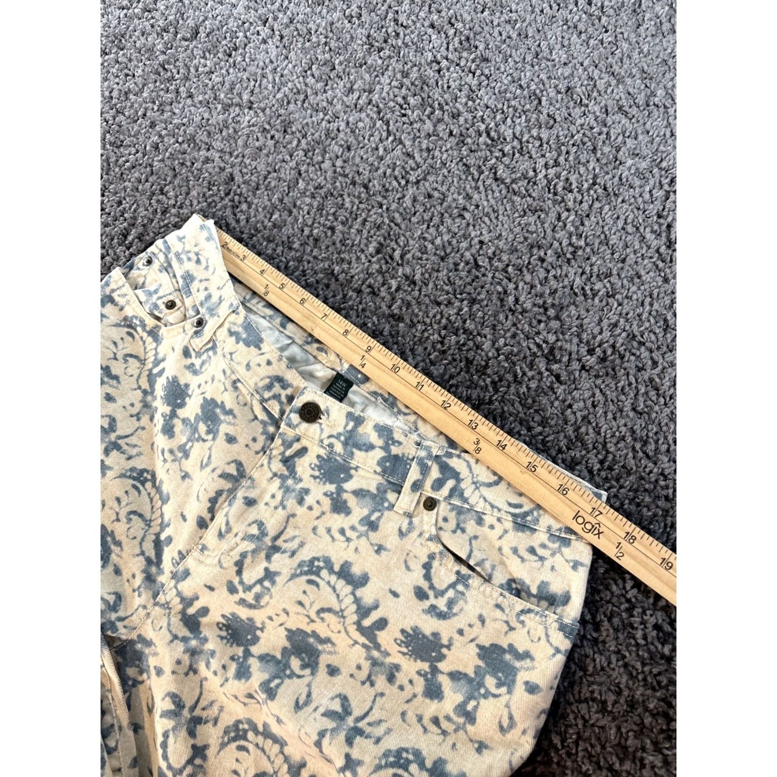 Ralph Lauren VINTAGE Lauren Ralph Lauren Jeans Womens 14W High Rise Denim White Tapered Relaxed Plus 14W Womens Mens? Size 36" / US 14 / IT 50 - 4 Thumbnail