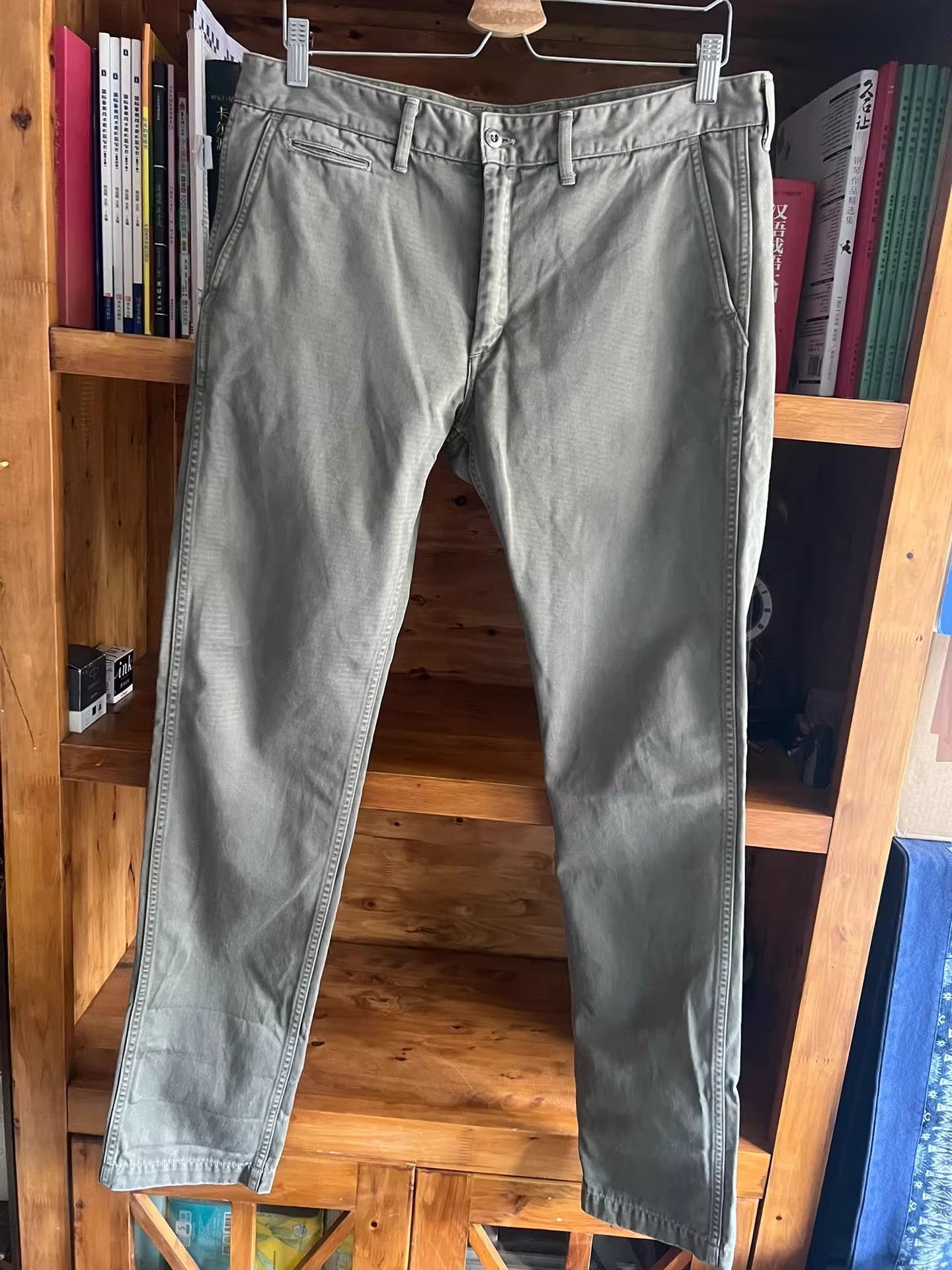 KURO Kuro Japanese Olive Green Officer Pants Size US 33 - 3 Thumbnail