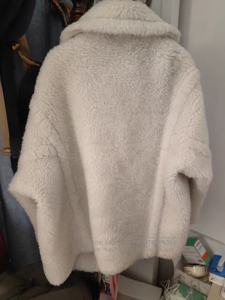 Max Mara Max Mara White Short Teddy Jacket Size S / US 4 / IT 40 - 2 Thumbnail