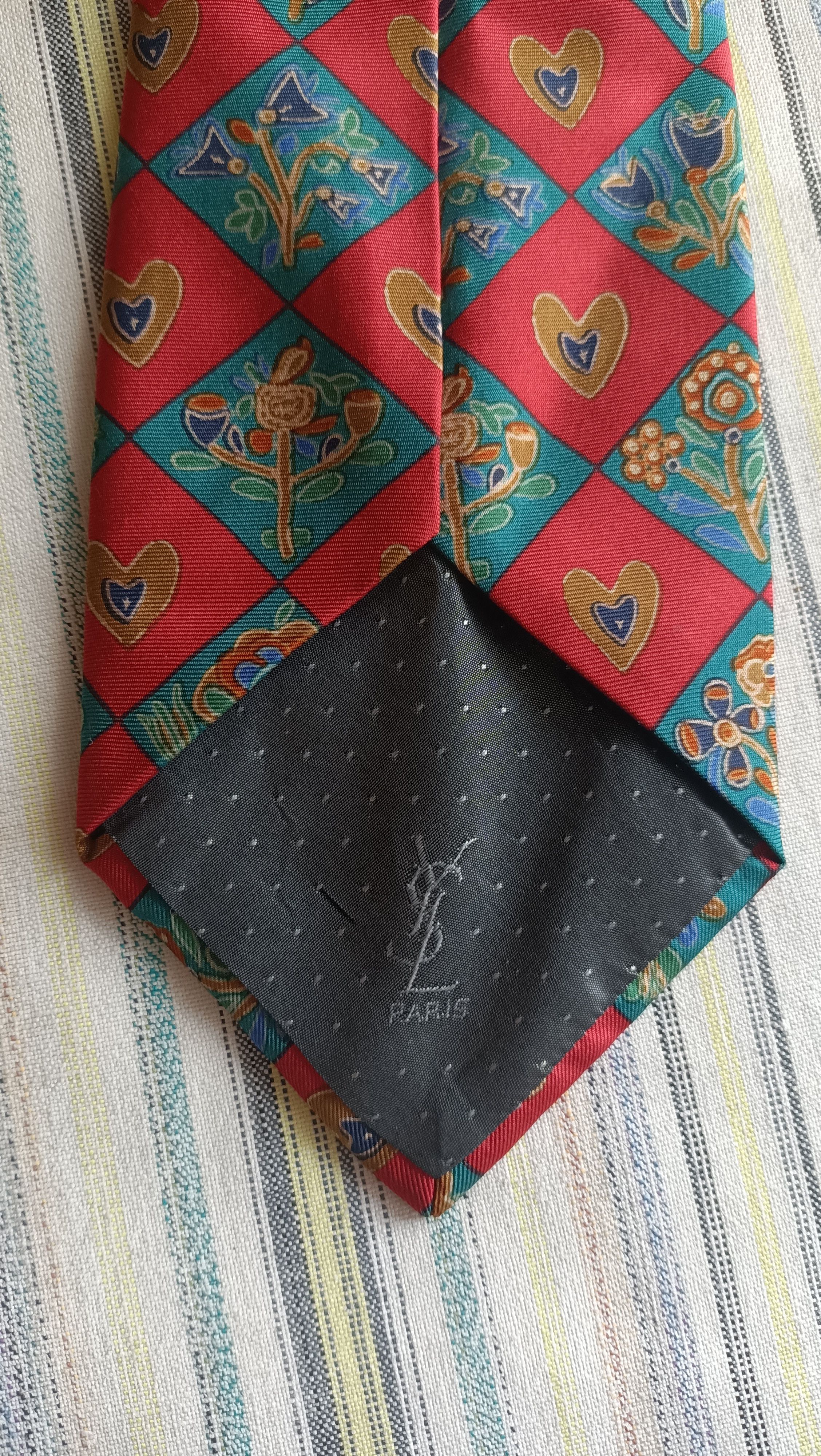 Yves Saint Laurent Vintage Yves Saint Laurent silk tie Size ONE SIZE - 4 Thumbnail