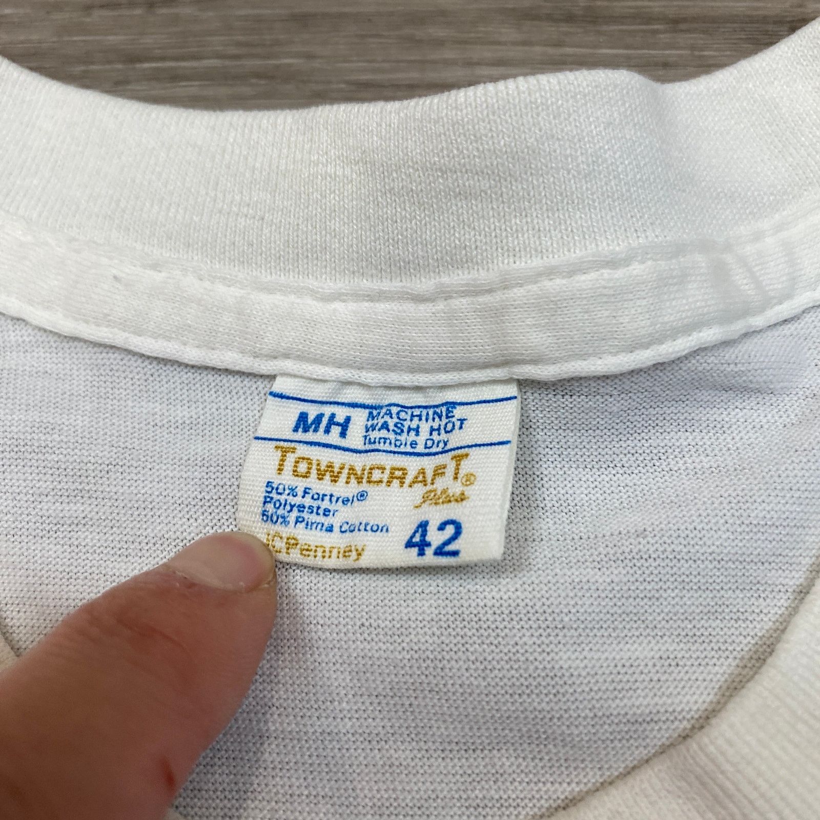 Vintage Rare VTG 70s JC Penny Conversation Above The Lines Film 42 Size US S / EU 44-46 / 1 - 7 Thumbnail