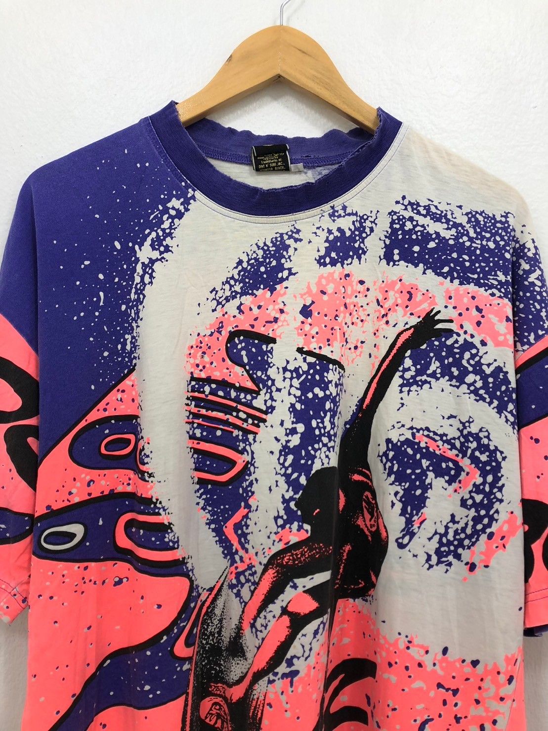 Body Glove × Vintage Vintage 90's Body Glove Over Print shirt wts01 Size US XL / EU 56 / 4 - 1 Thumbnail