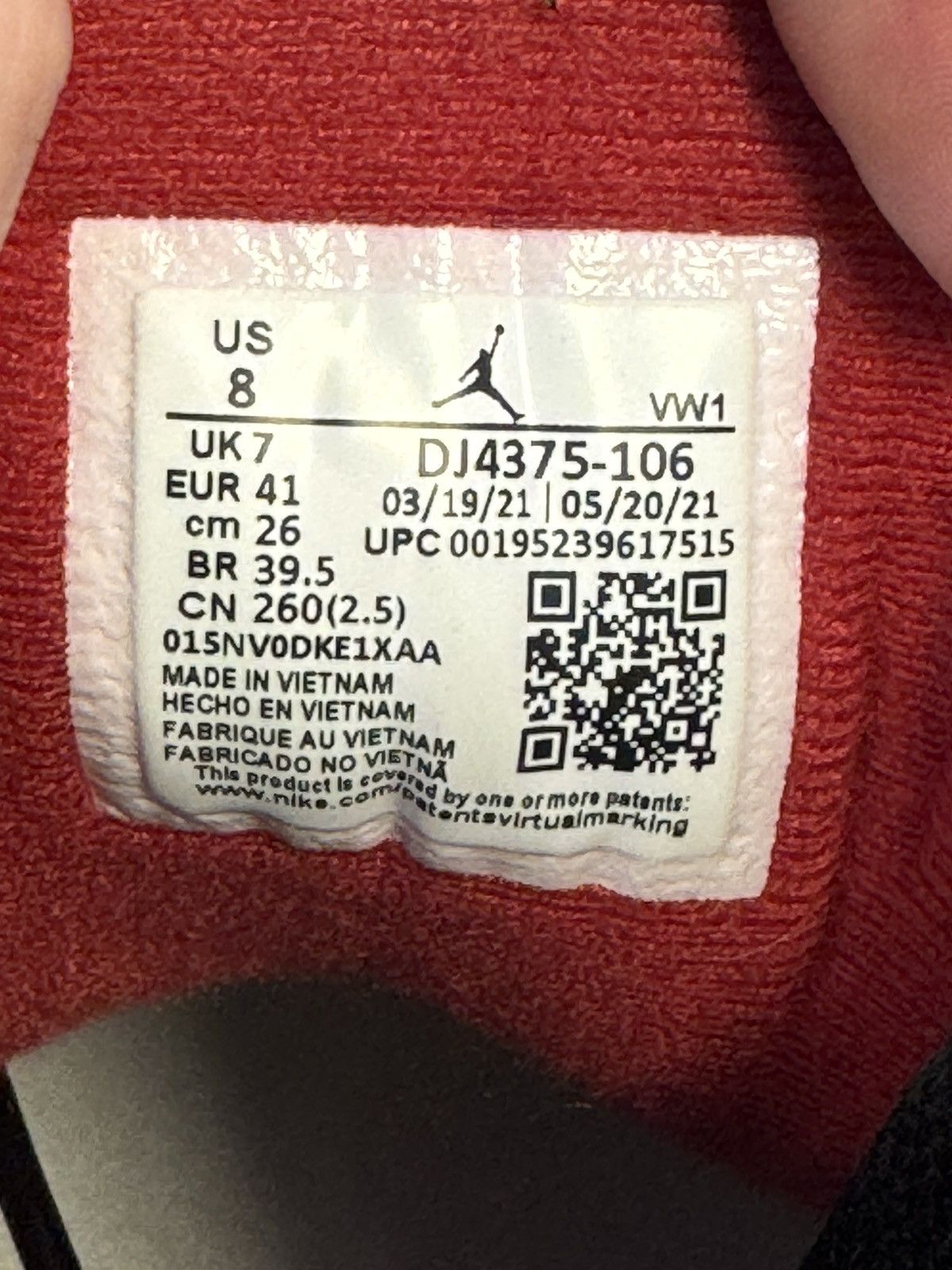 Nike Jordan 2 Low Off-White Varsity Red Size US 8 / EU 41 - 7 Thumbnail