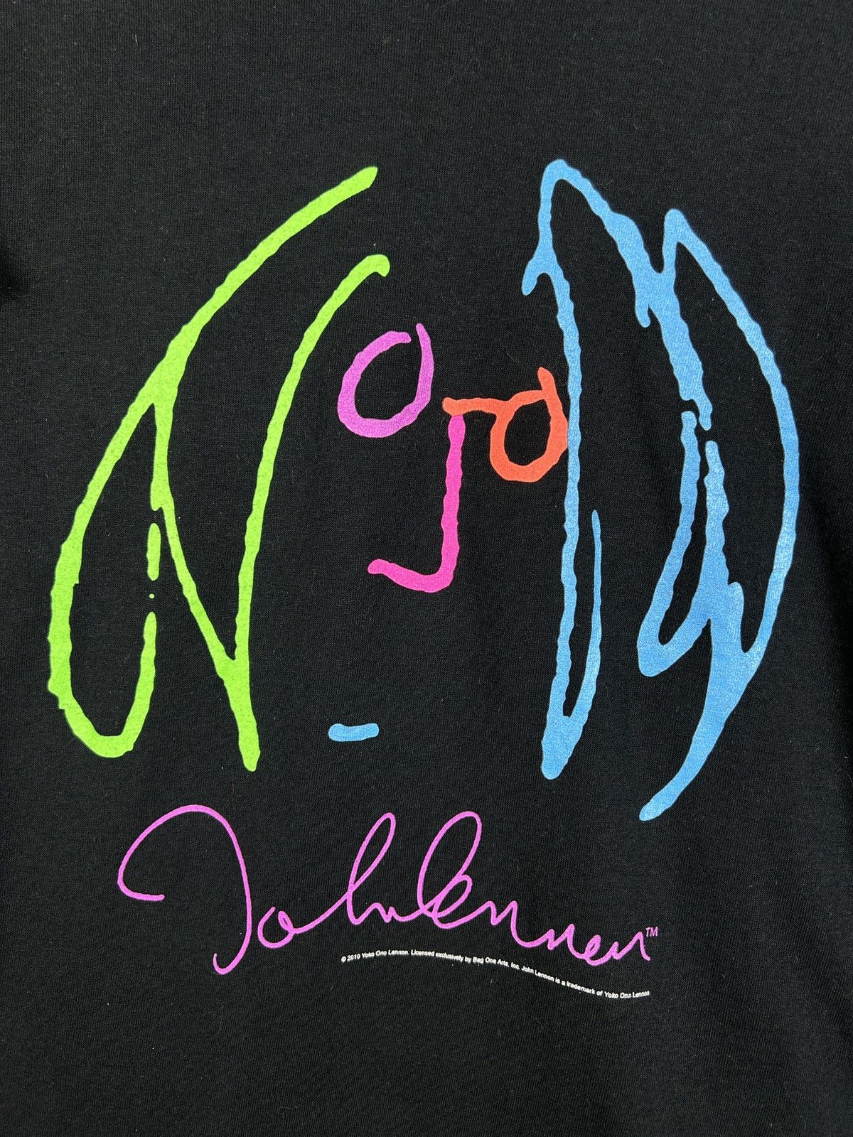 Band Tees John Lennon 2010 Yoko Ono Self Portrait Drawing T-Shirt S Size US S / EU 44-46 / 1 - 2 Thumbnail
