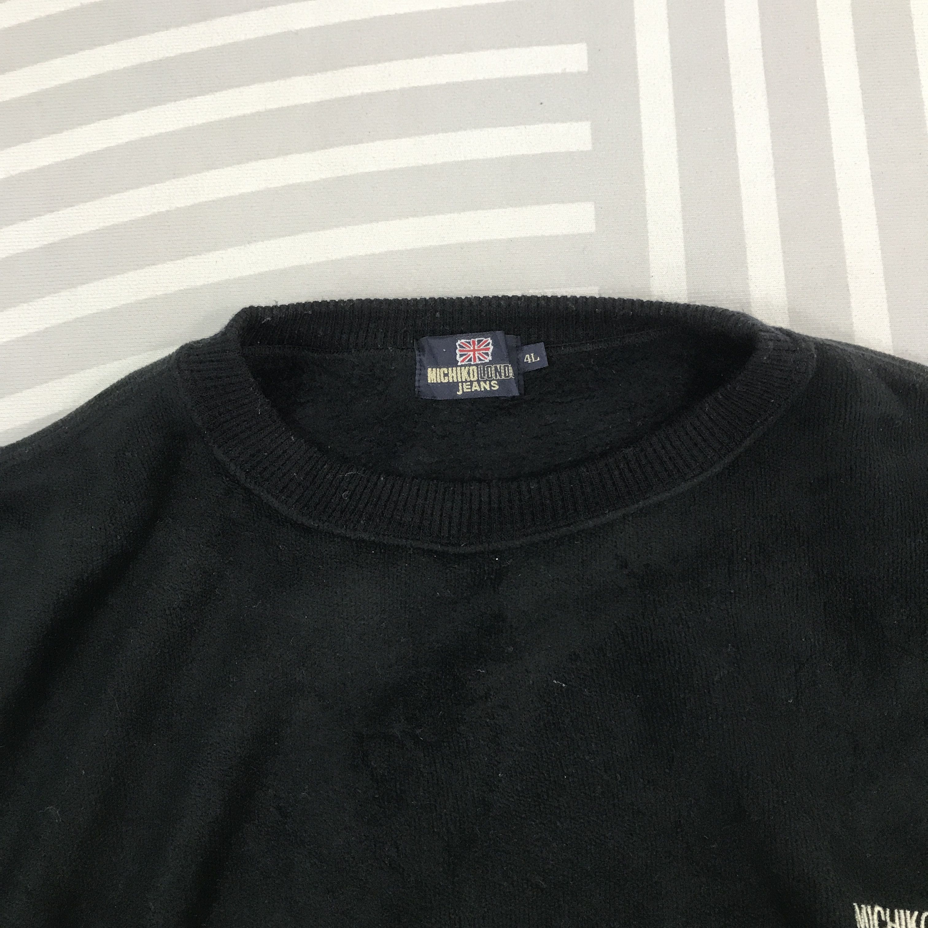 Michiko Koshino London × Vintage Vintage Michiko London logo Sweatshirt Size US L / EU 52-54 / 3 - 6 Thumbnail