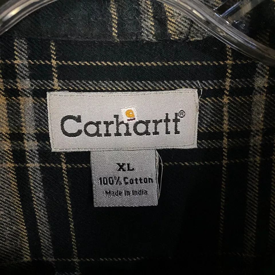 Carhartt Carhartt Flannel Shirt Men's XL Button Up Plaid Workwear Size US XL / EU 56 / 4 - 3 Thumbnail