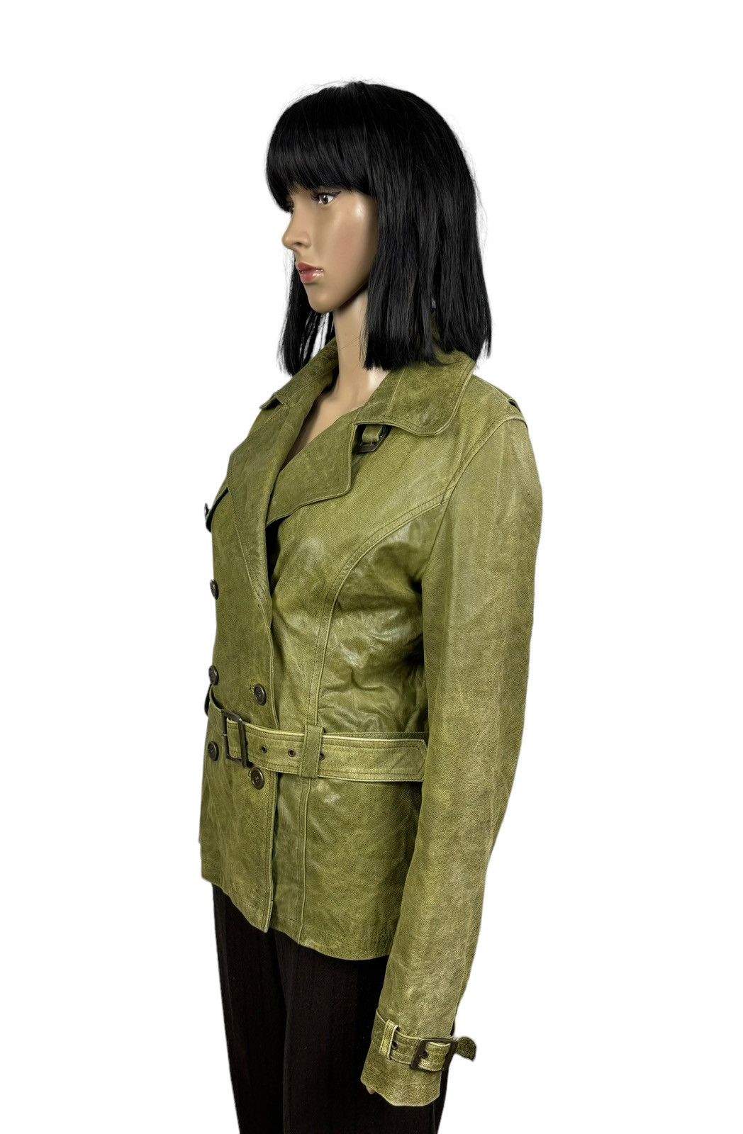 ARMA Arma Women Genuine Leather Trench Coat Belted size IT44 Size M / US 6-8 / IT 42-44 - 7 Thumbnail