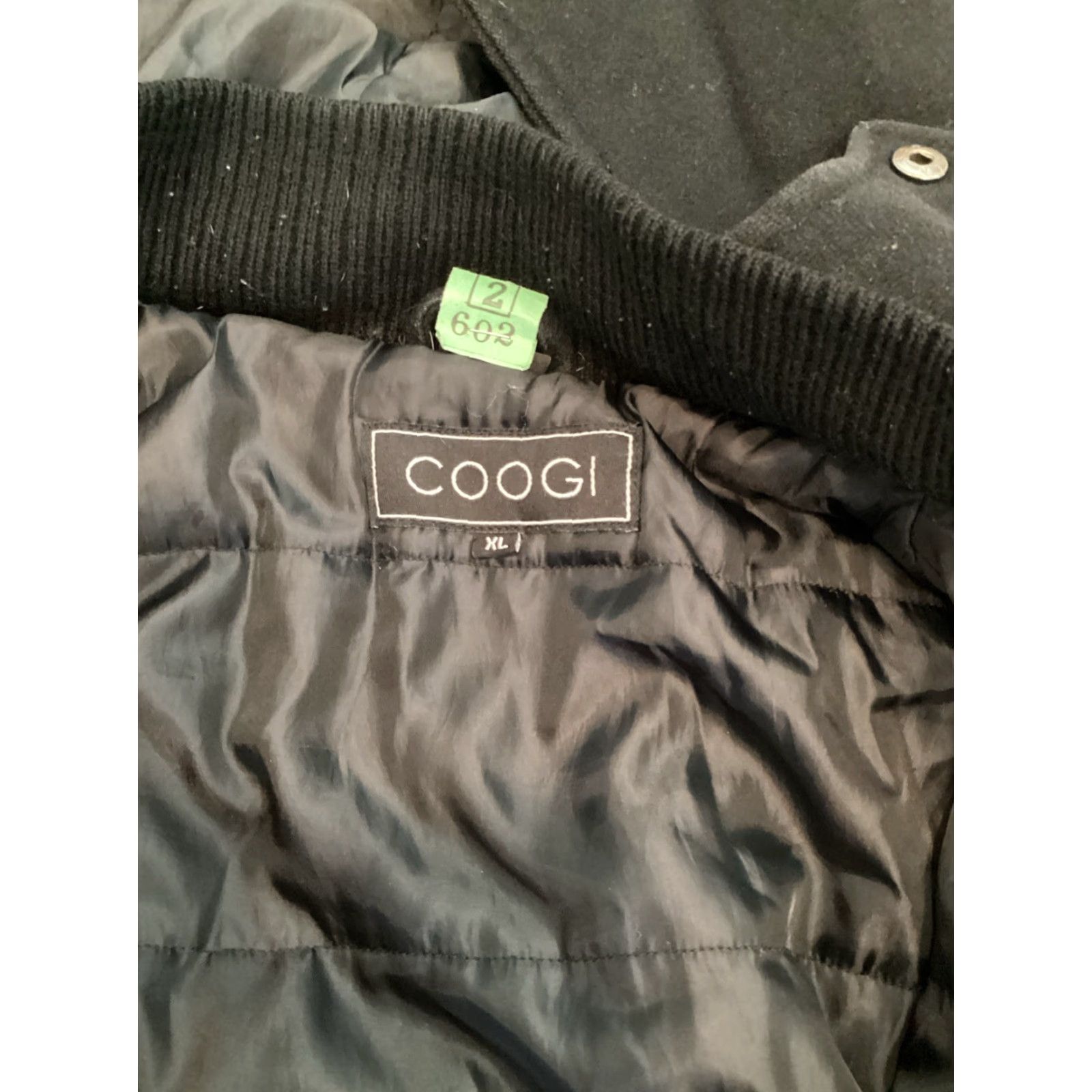 Coogi COOGI Jacket Wool Blend Black Removable Hood Coat Mid-Length XL Men Zip Snap Pockets Classic 90s Style Large Coat? Size US XL / EU 56 / 4 - 4 Thumbnail