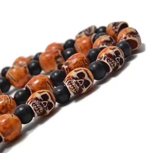 Jewelry Skull Beads Necklace Size ONE SIZE - 4 Thumbnail