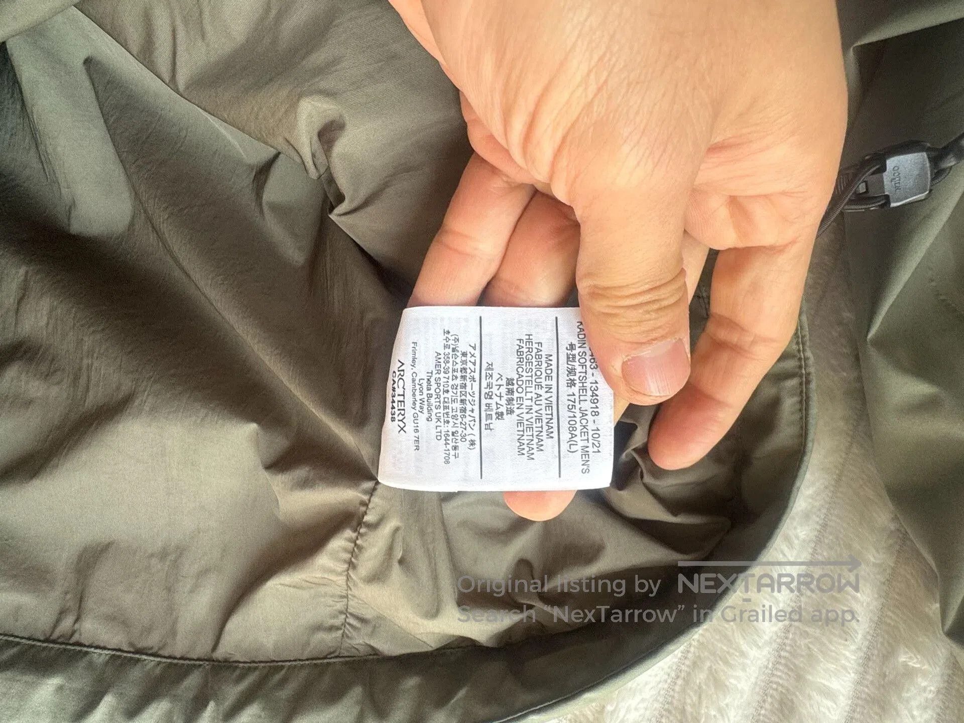 Arc'teryx Arcteryx Kadin Softshell Jacket Green. Size US L / EU 52-54 / 3 - 5 Thumbnail