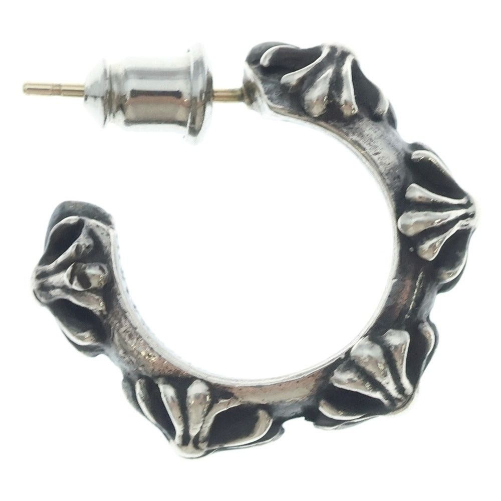 Chrome Hearts Chrome Hearts Silver Hoop Cross Earring Size ONE SIZE - 4 Thumbnail